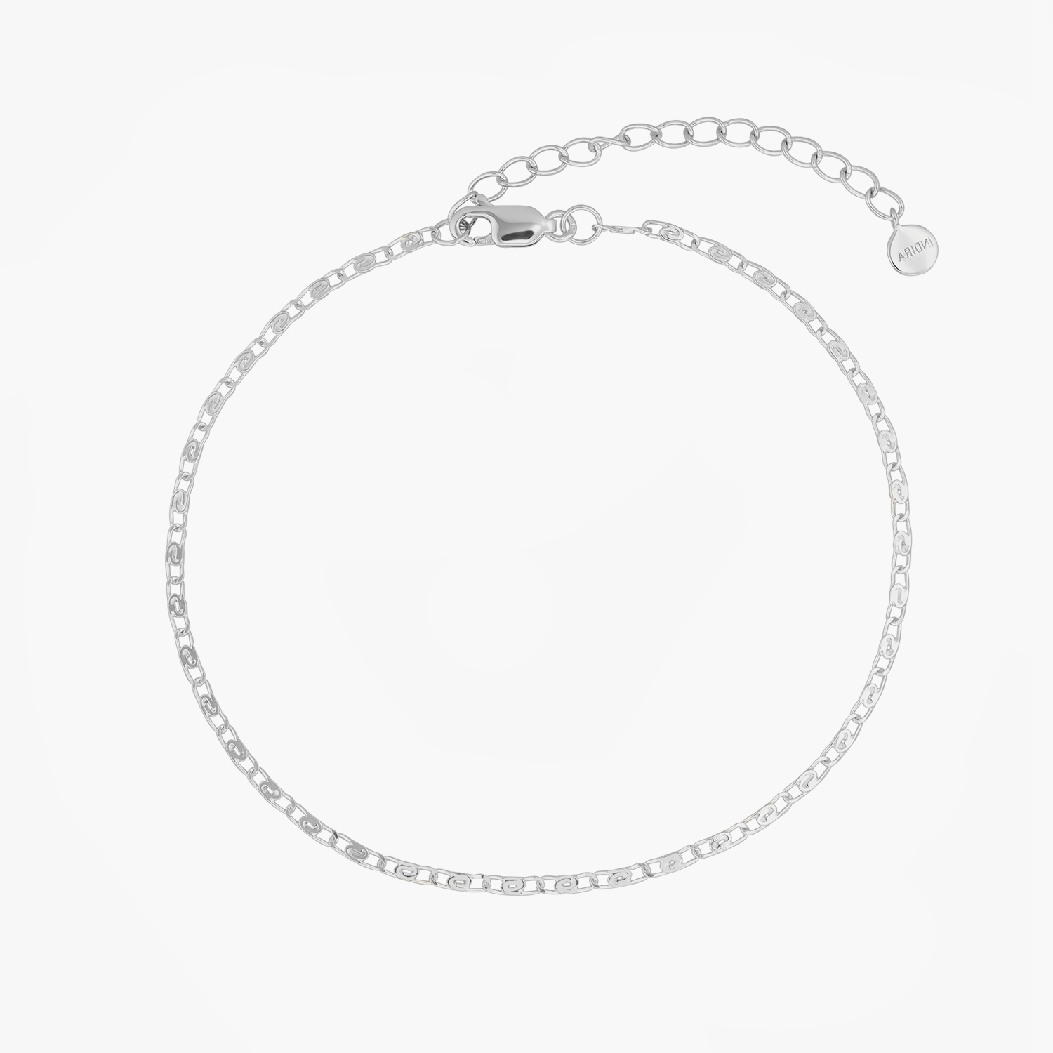 Silver Anchor Anklet - Indira