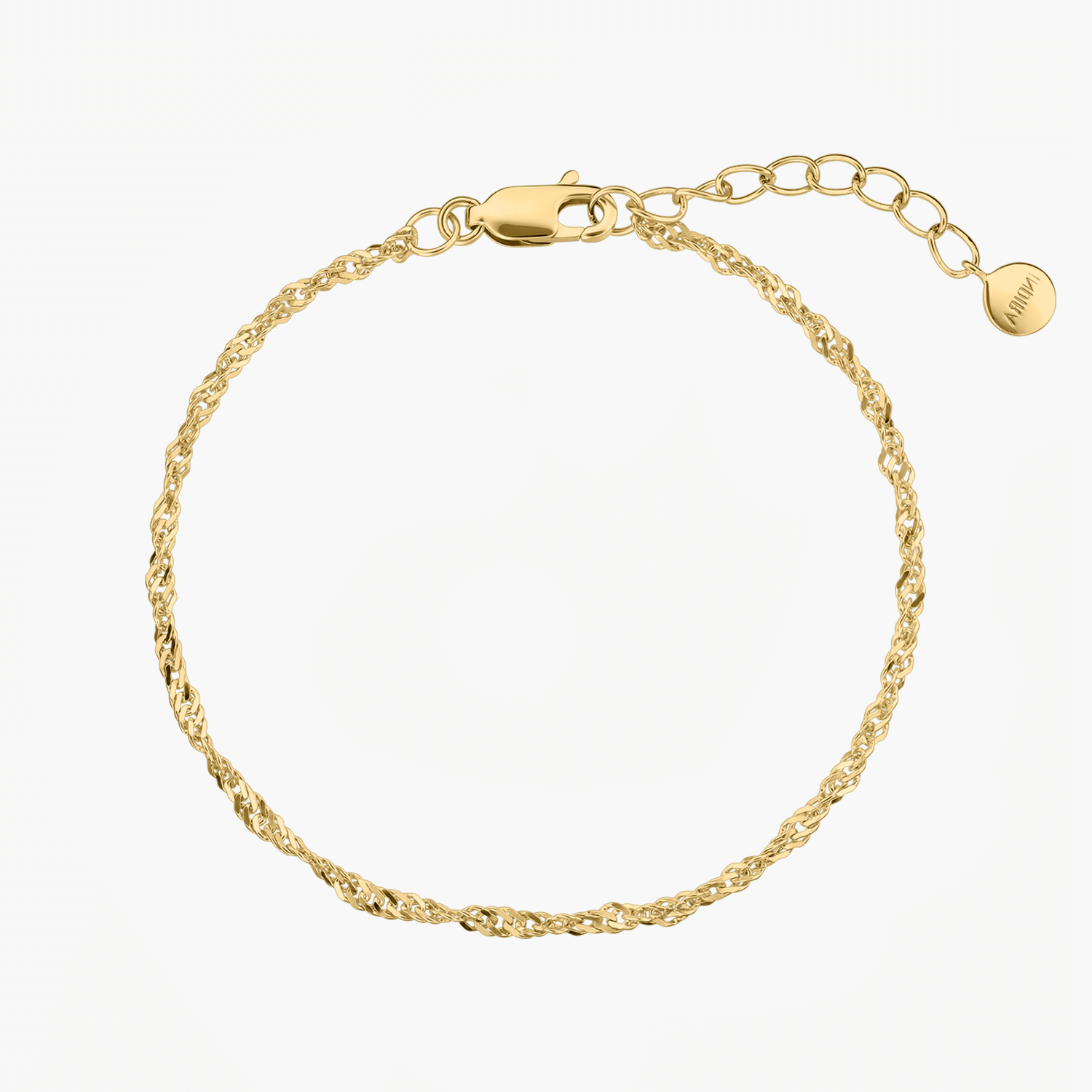 Golden Singapore Silver Bracelet - Indira