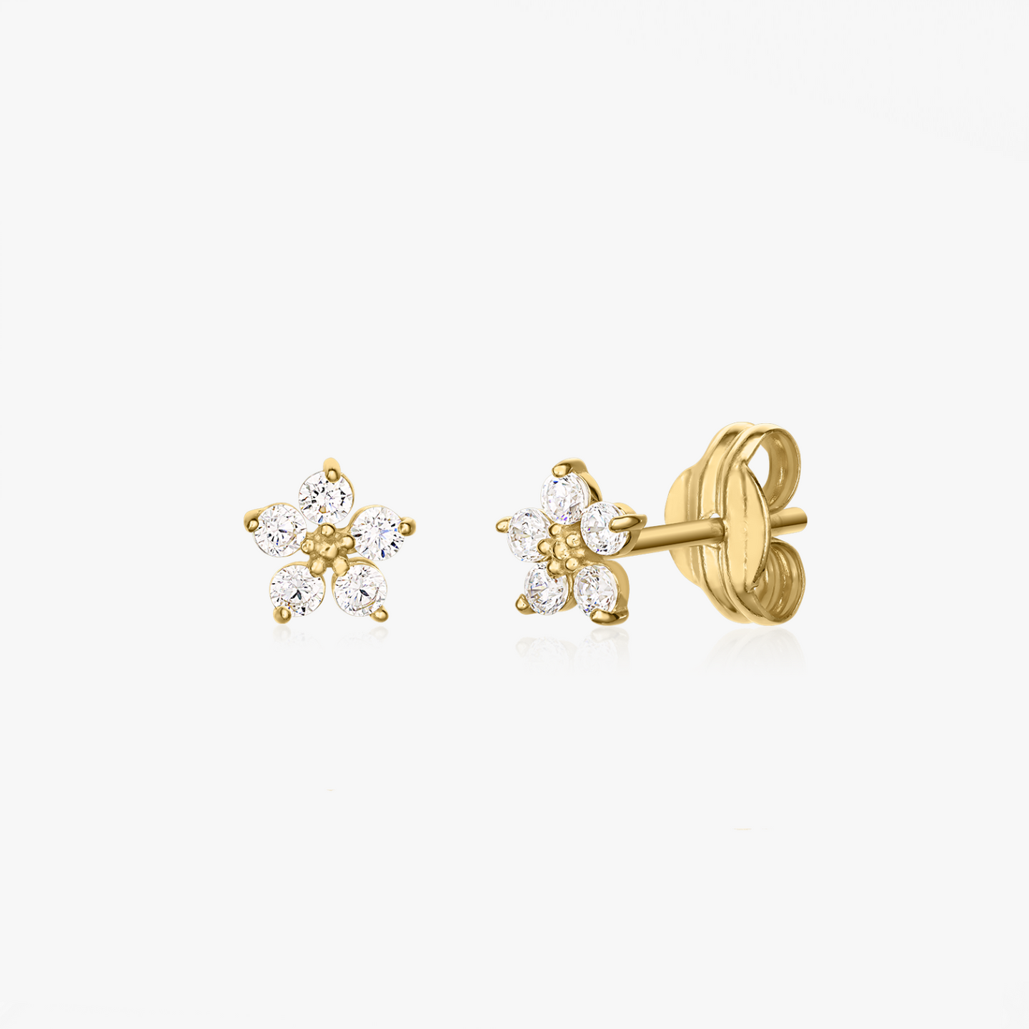 Lorelai Gold Earrings - Zirconium - Indira