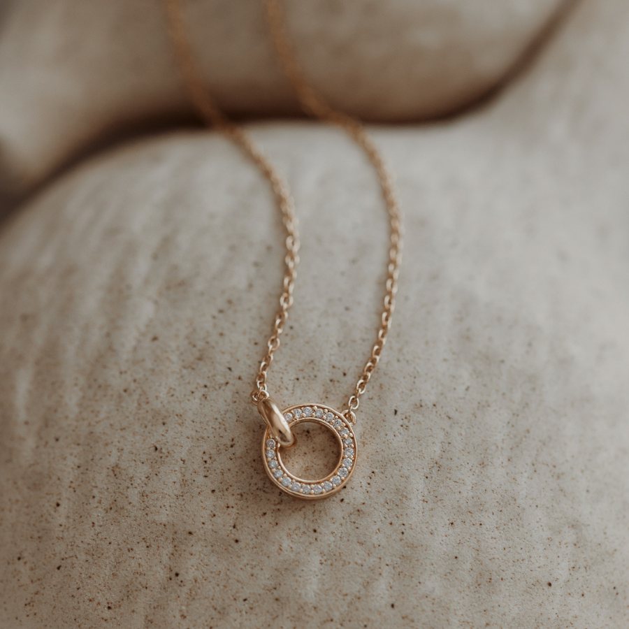 Linked Silver Necklace - Indira