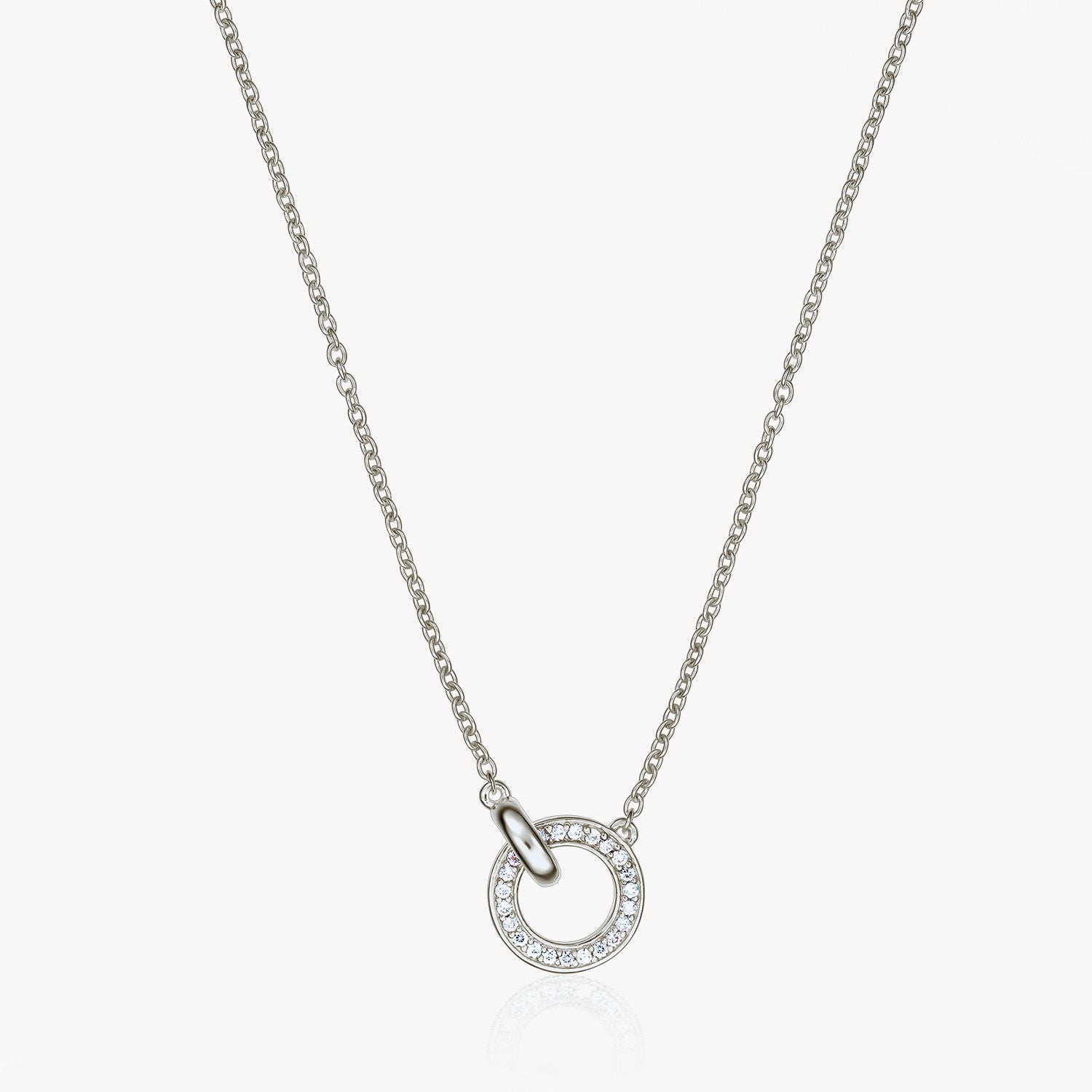 Linked Silver Necklace - Indira