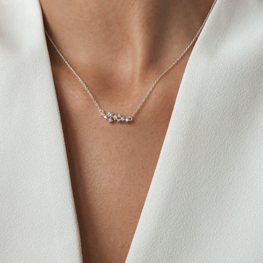 Constellation Silver Necklace - Indira