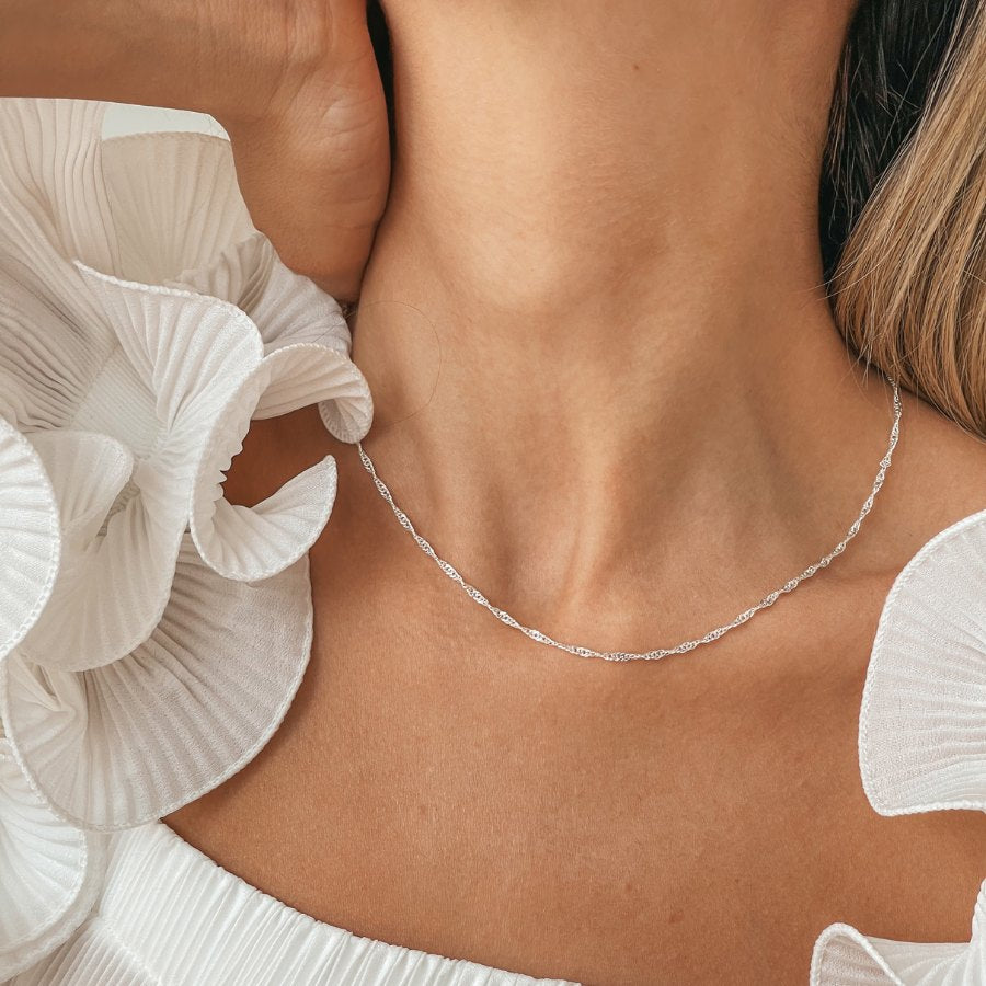 Singapore Silver Chain - Indira