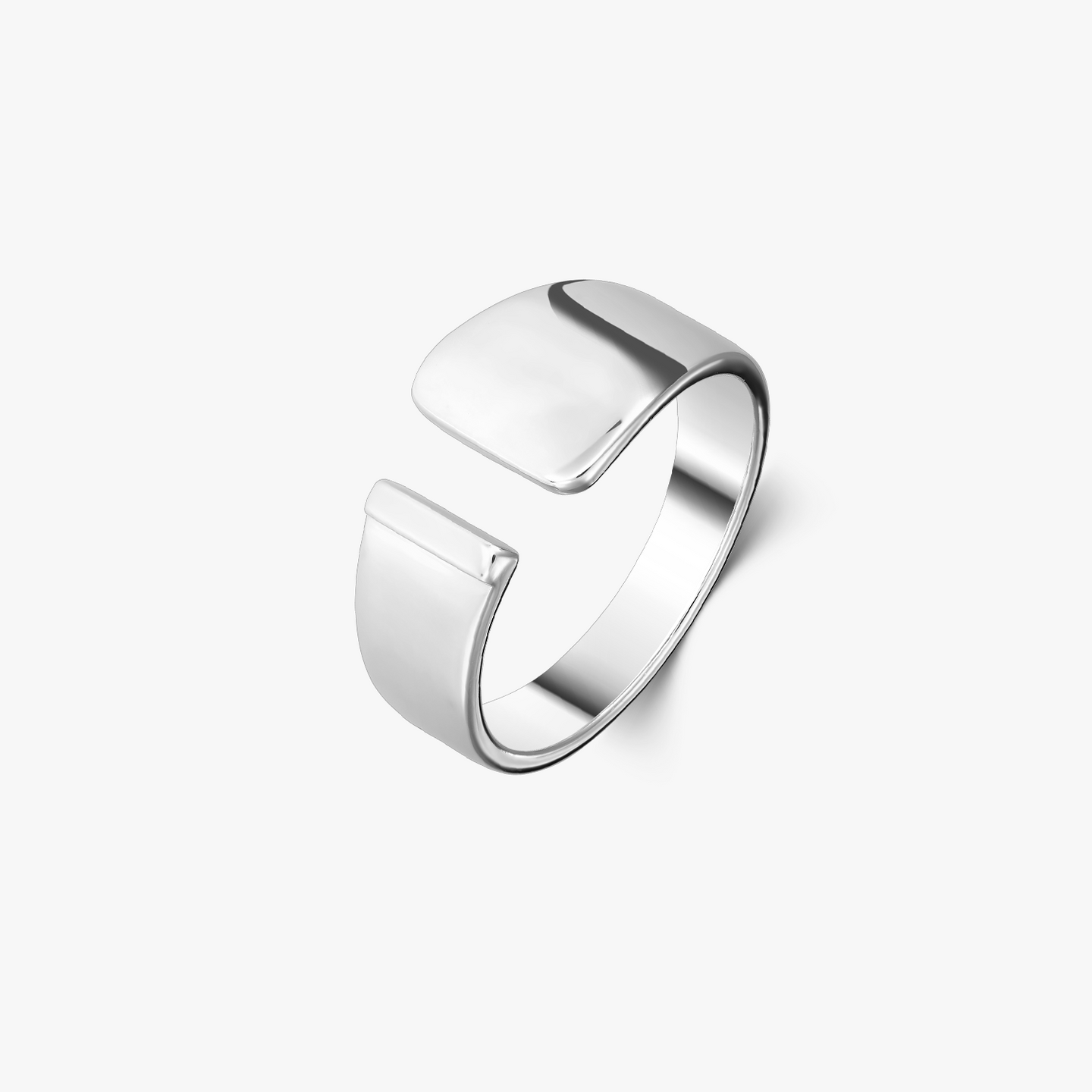 Bennett Silver Ring - Adjustable - Indira