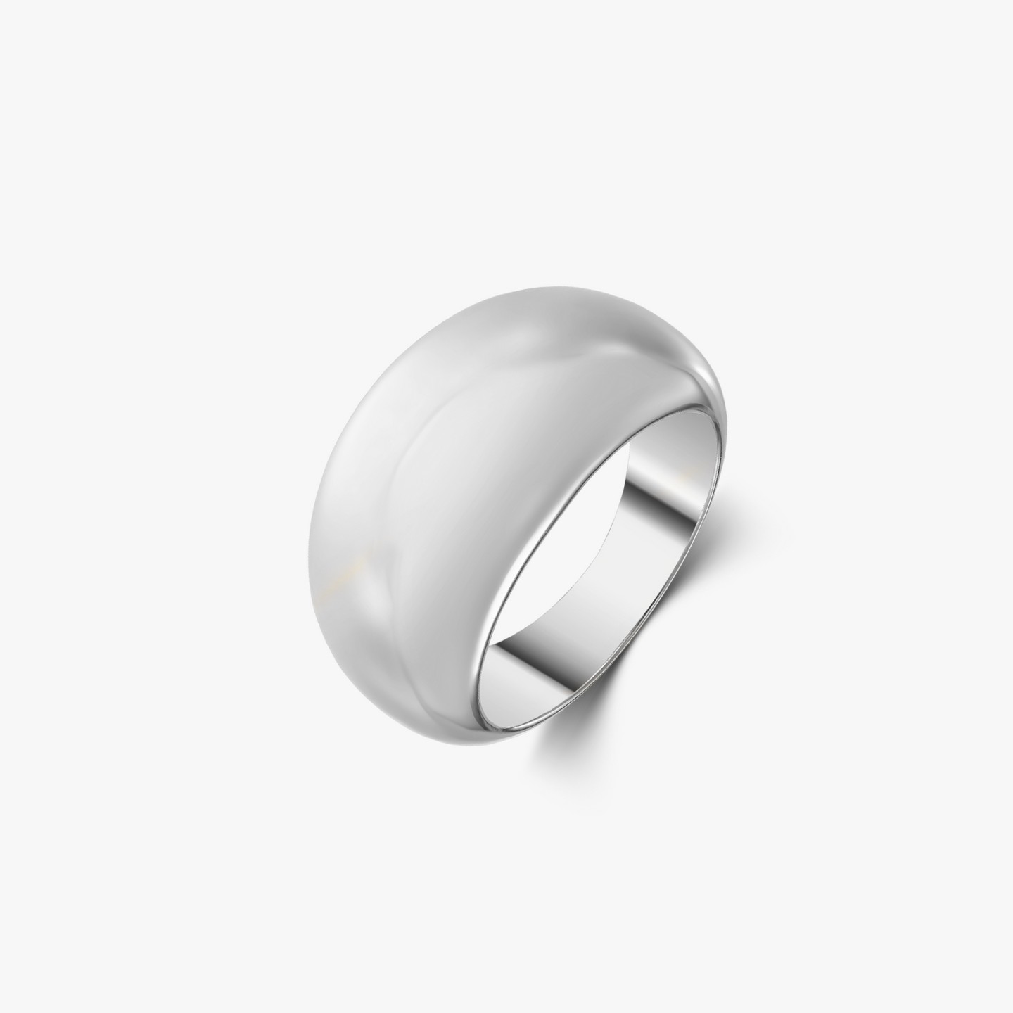 Silver Dome Ring - Indira