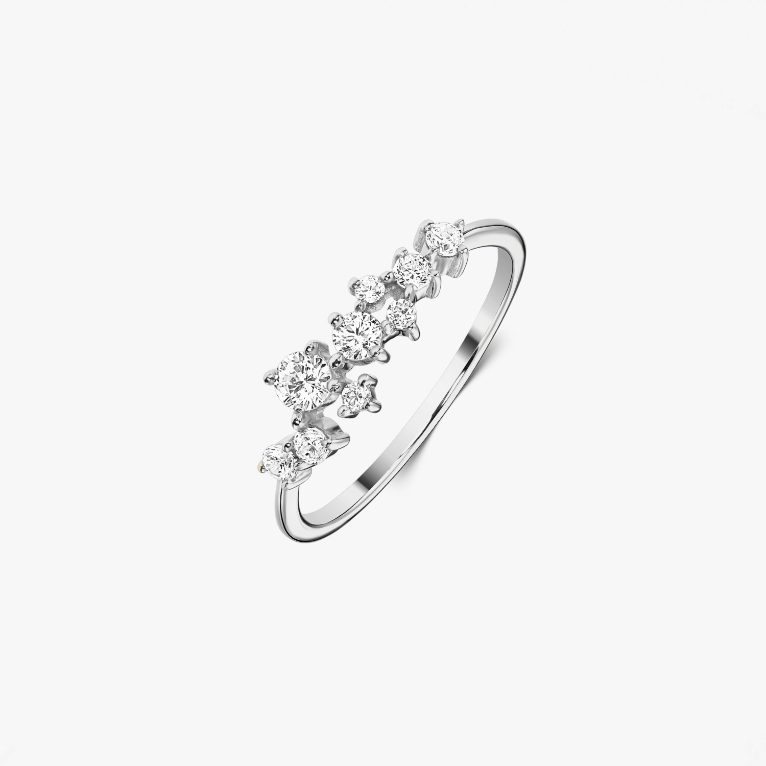Galaxy Silver Ring - Zirconia - Indira