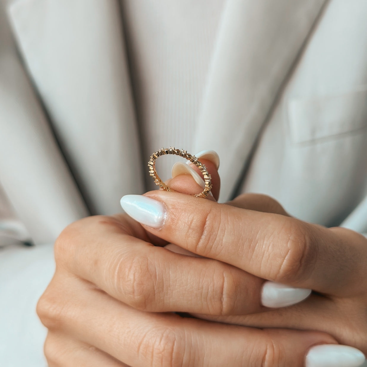 Endless Sparkle Gold Ring
