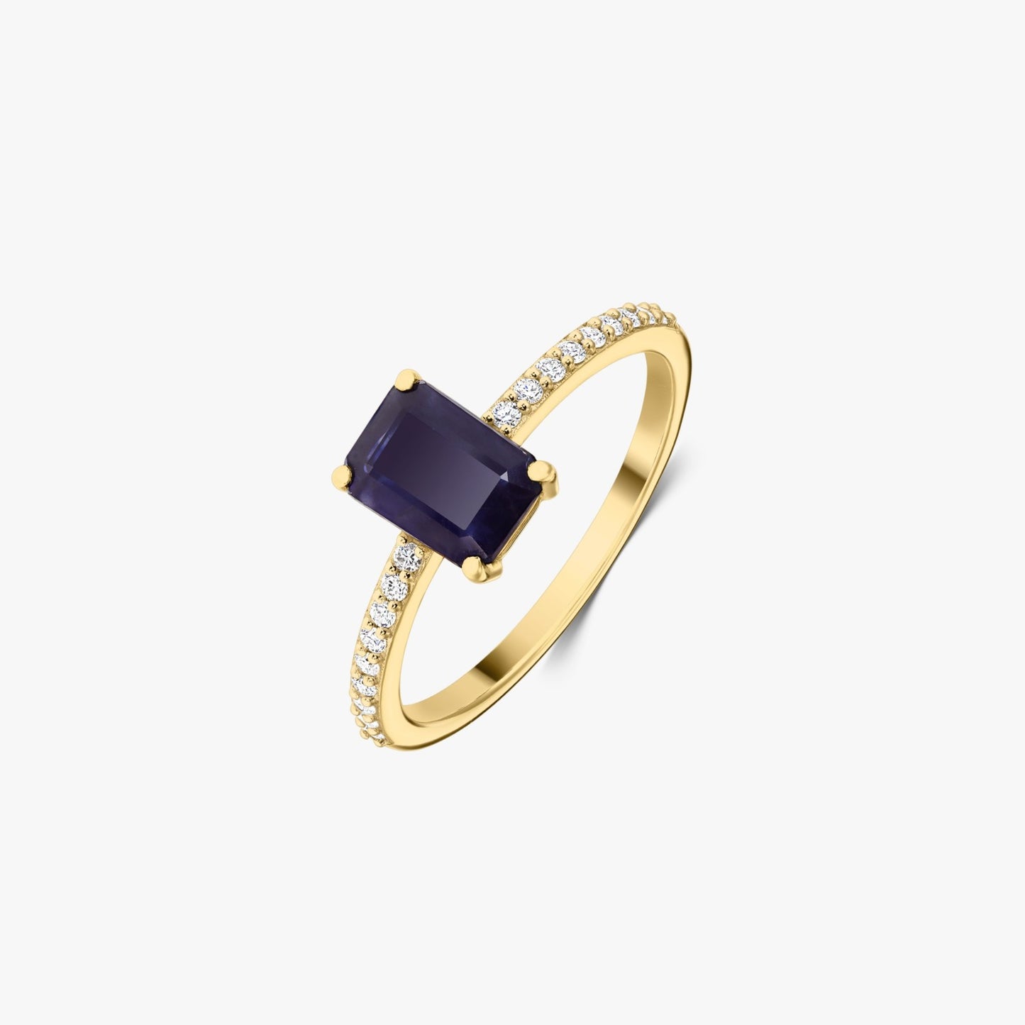 Forevermore Gold Ring - Sapphire & Diamonds