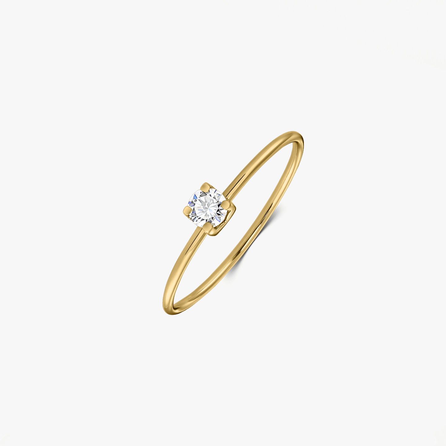 My First Diamond Gold Ring - Indira