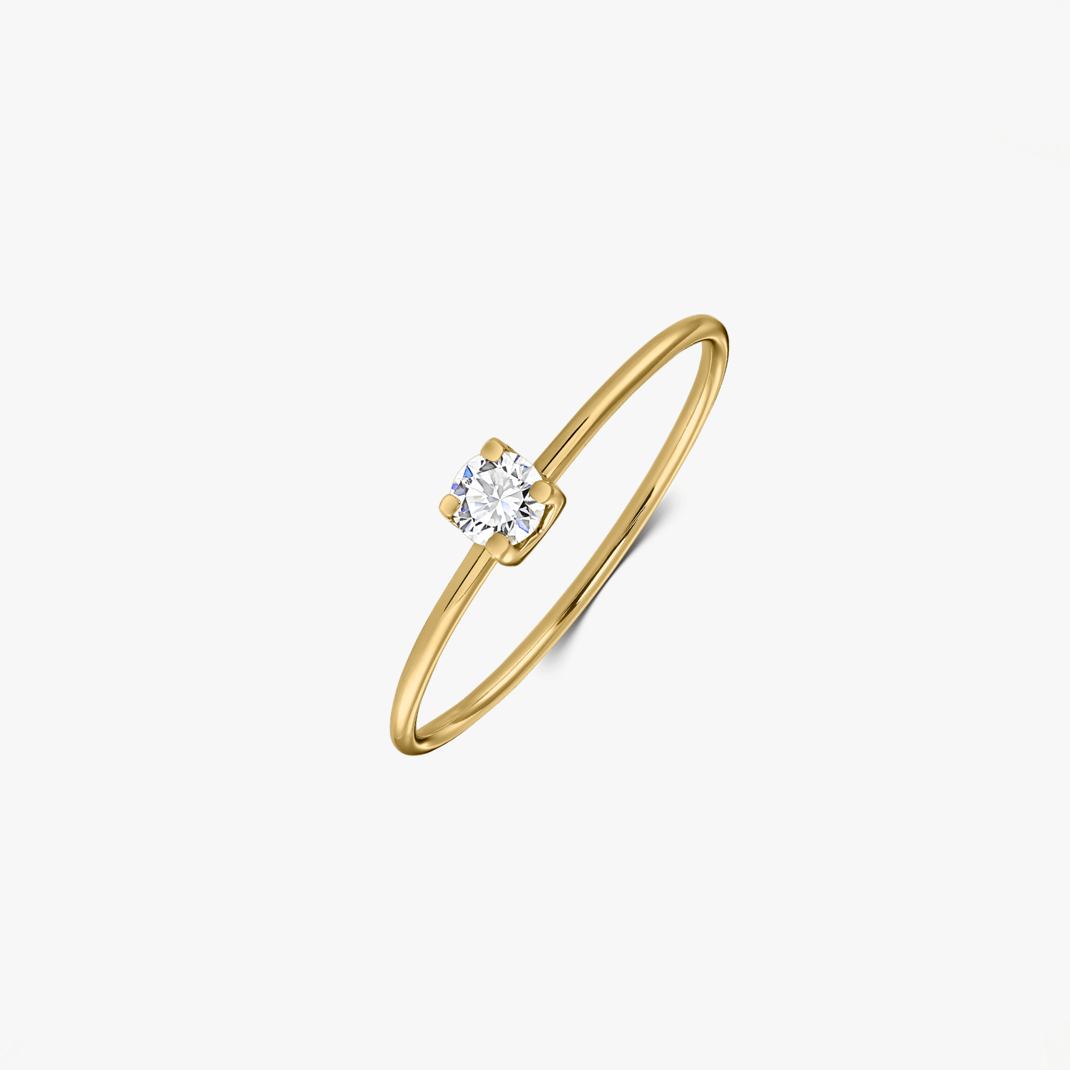 My First Diamond Gold Ring - Indira