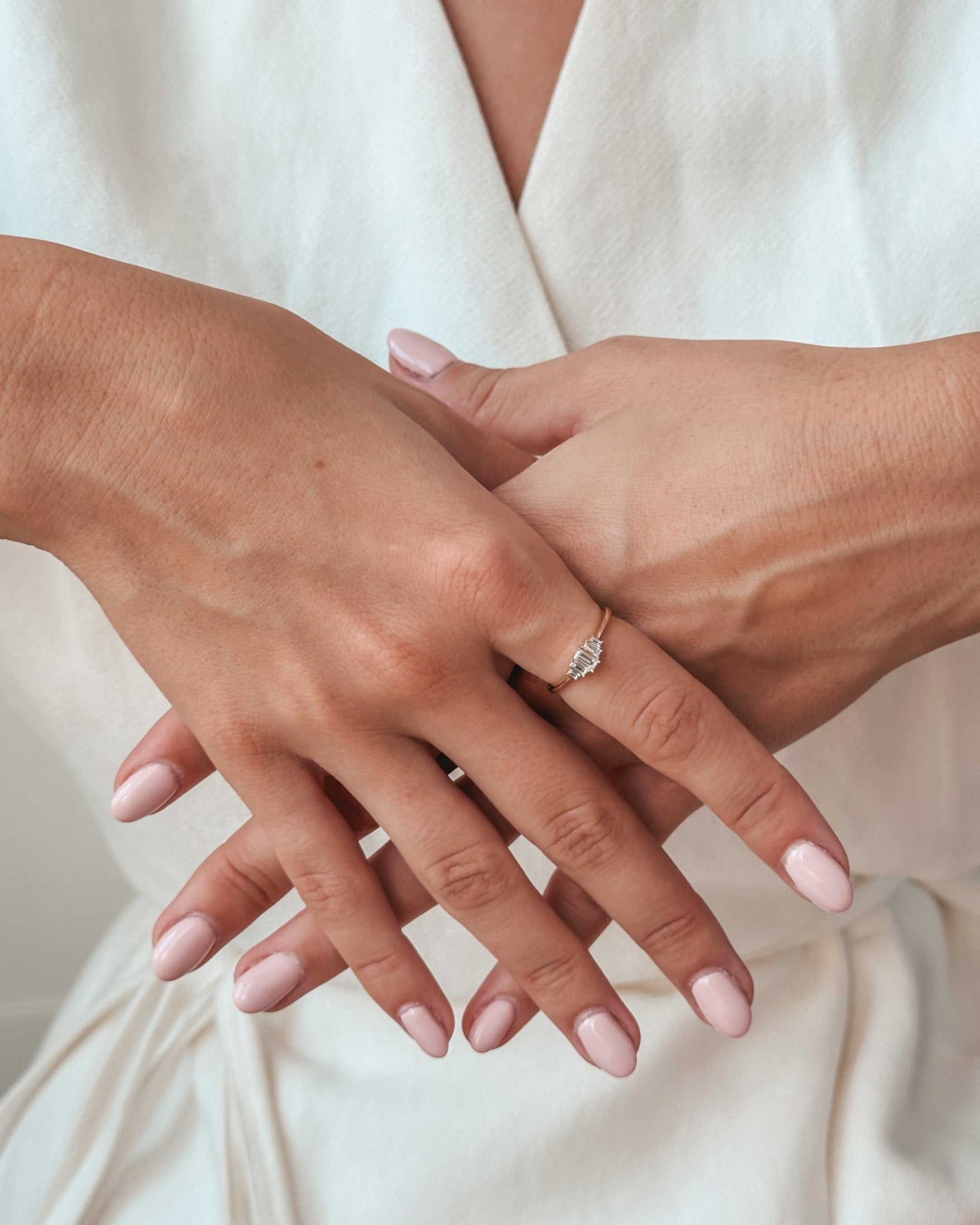 Inel din aur galben Mira – Diamante - Indira