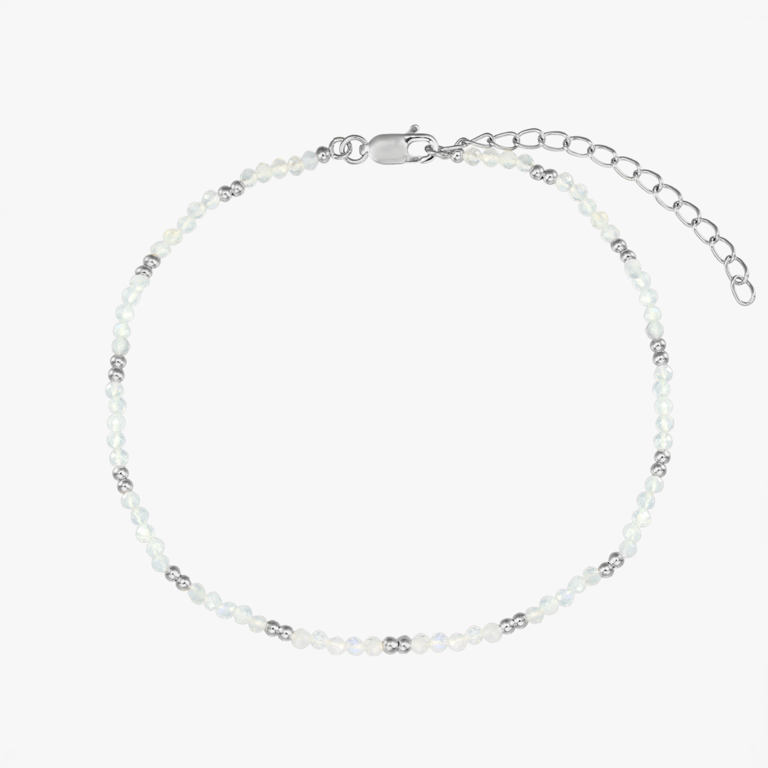 SummerScape Silver Bracelet – Moonstone - Indira