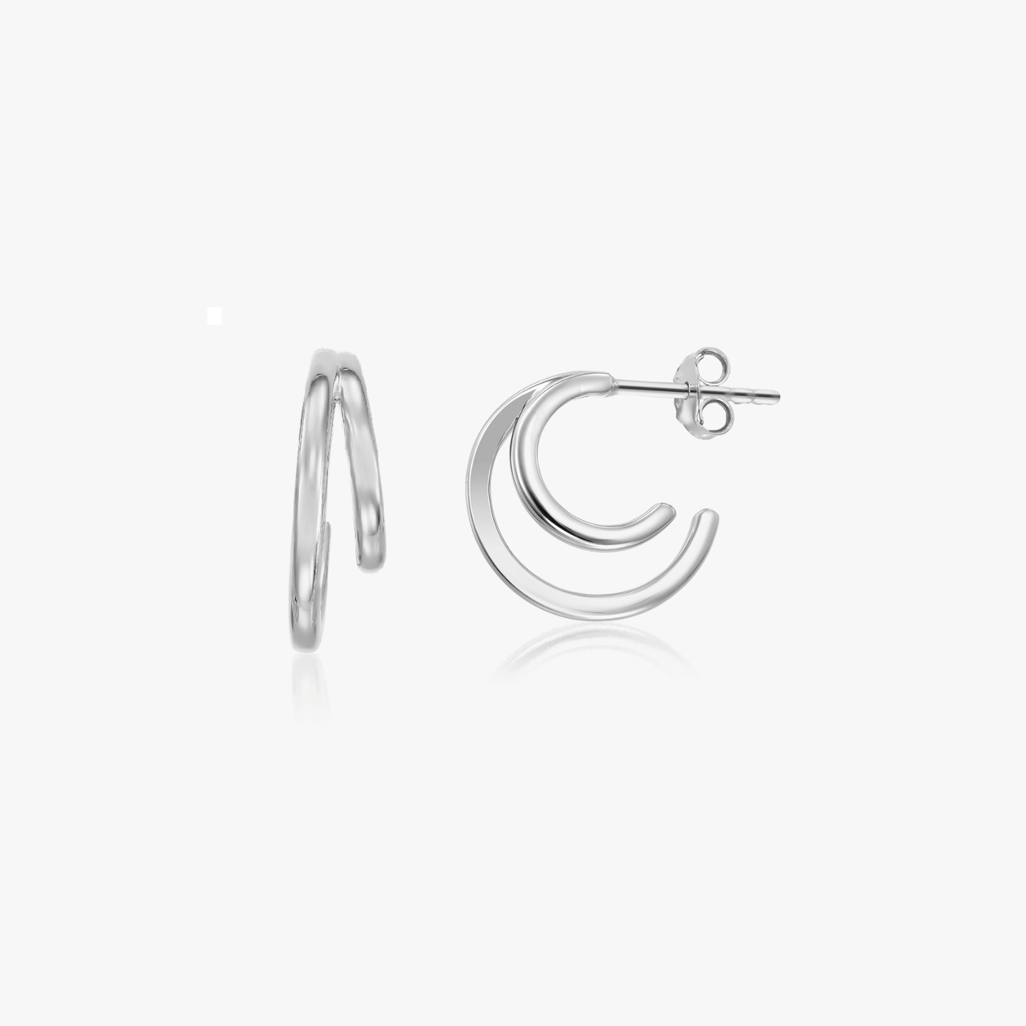 Siamese Silver Earrings - Indira