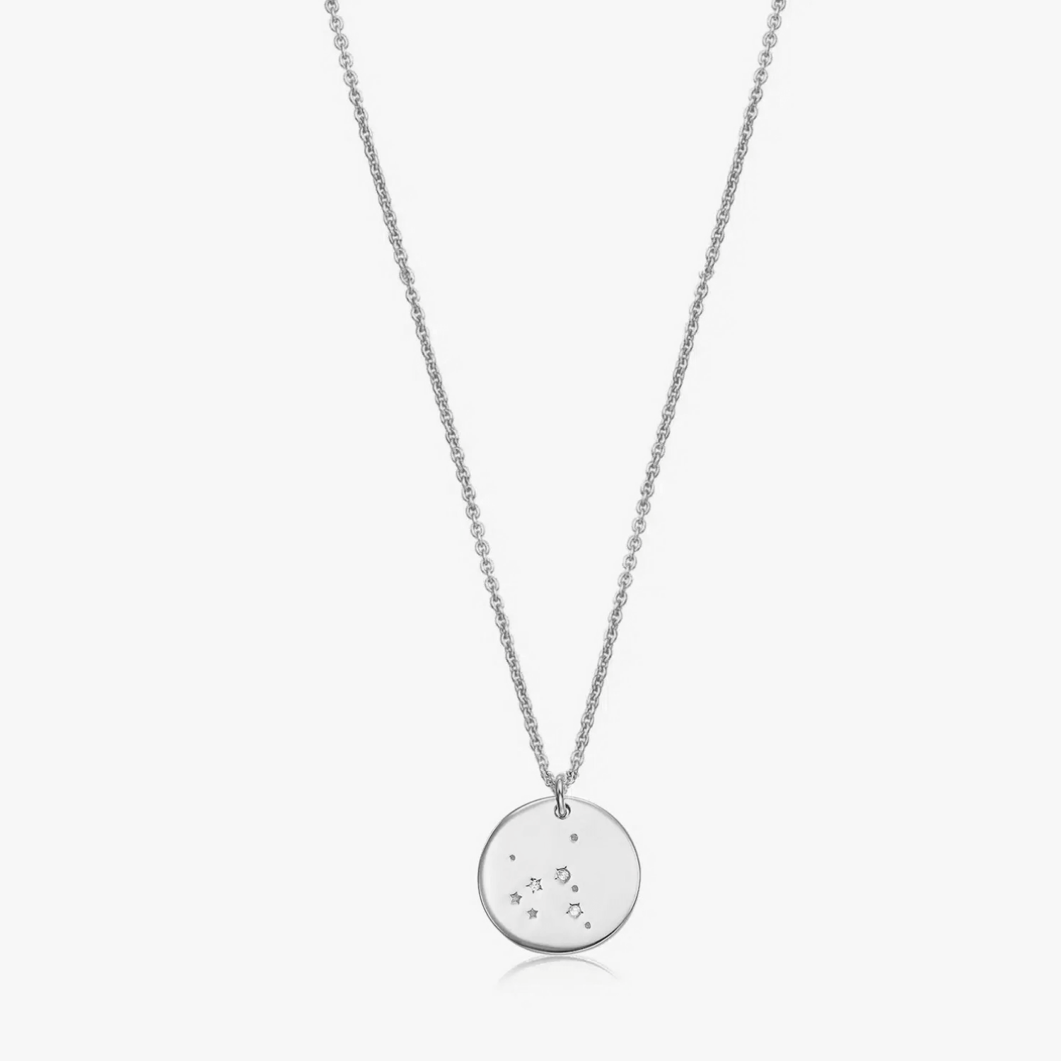 Silver Zodiac Necklace - Sagittarius - Indira