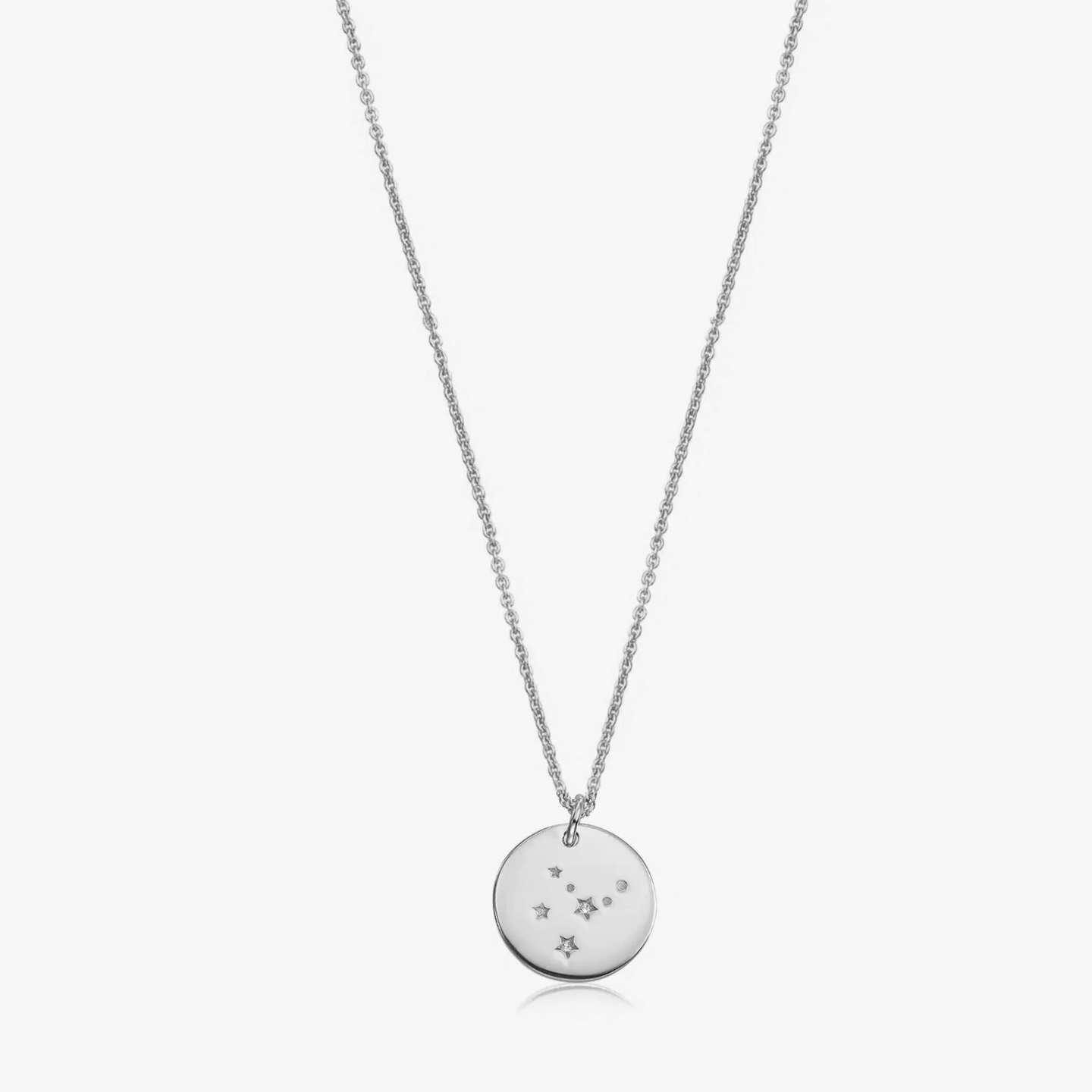 Silver Zodiac Necklace - Virgo - Indira
