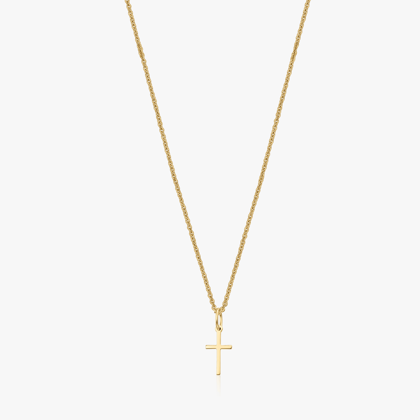 Faith Gold Necklace - Yellow Gold - Indira