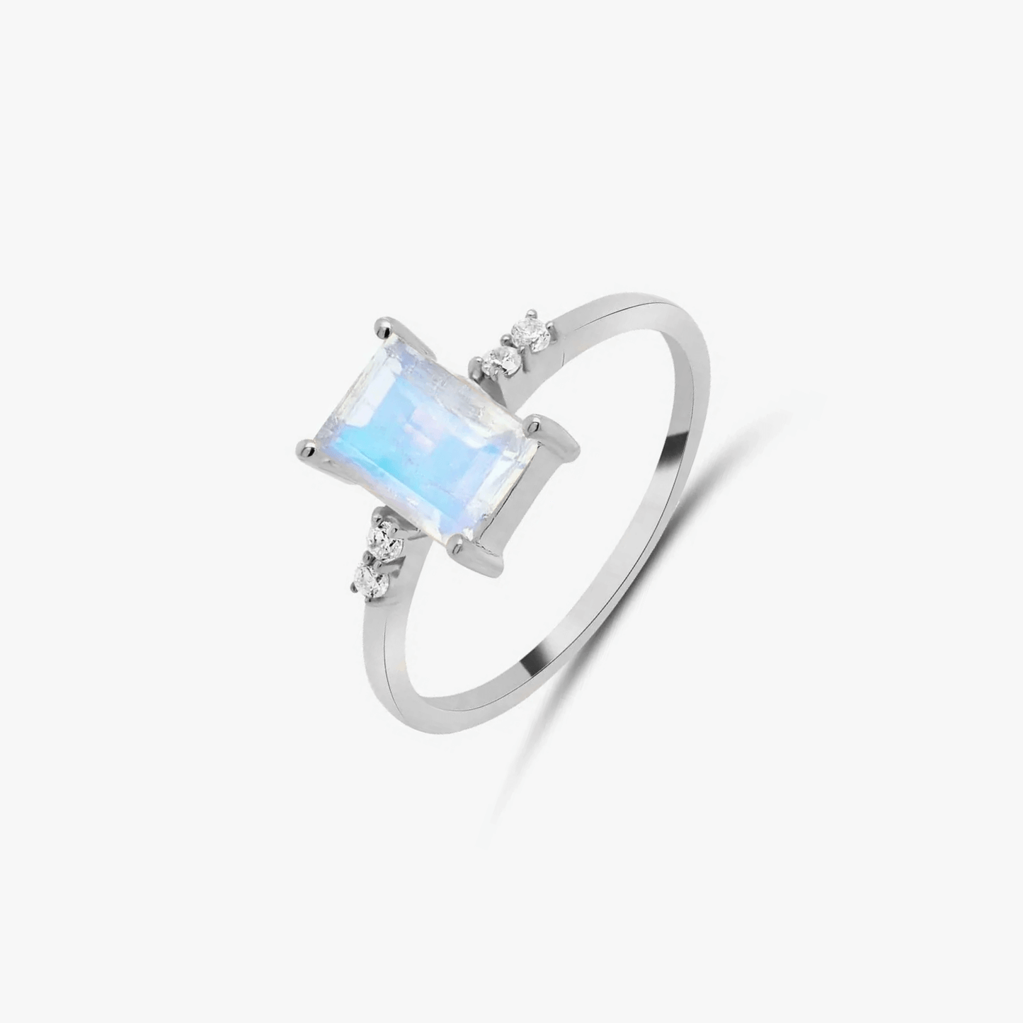 Inel din argint Evie - Piatra Lunii - Indira