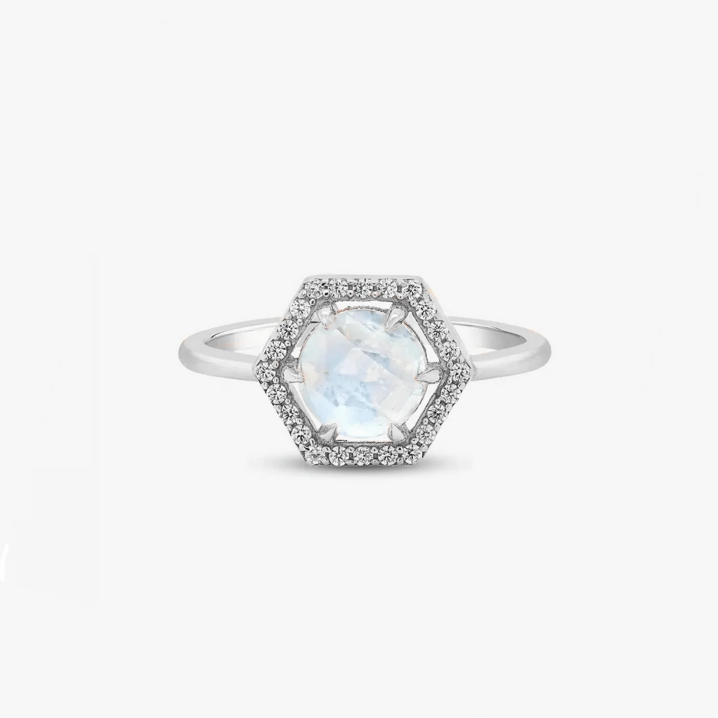 Silver Ring Lucy - Moonstone
