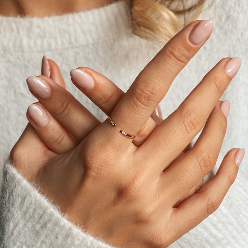 Peaks Gold Ring - Diamonds - Indira