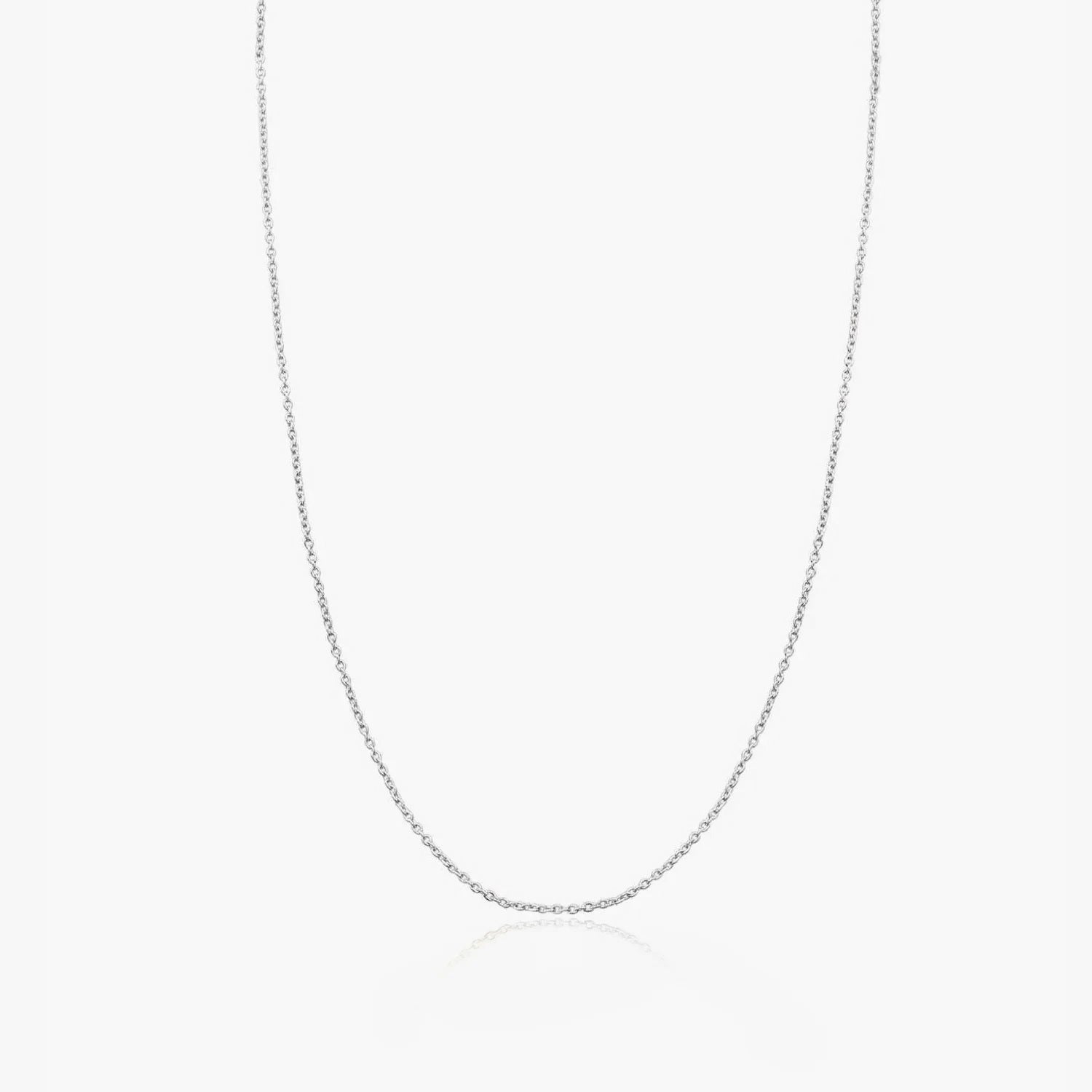 Simple Silver Necklace - Indira