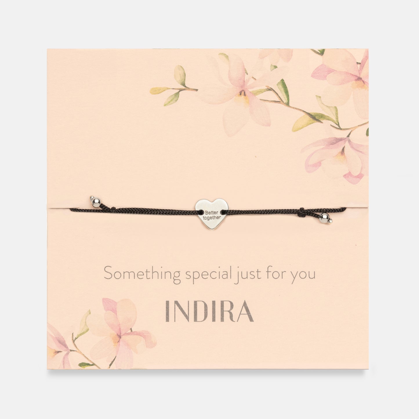 Brățară șnur din argint Better Together - Indira