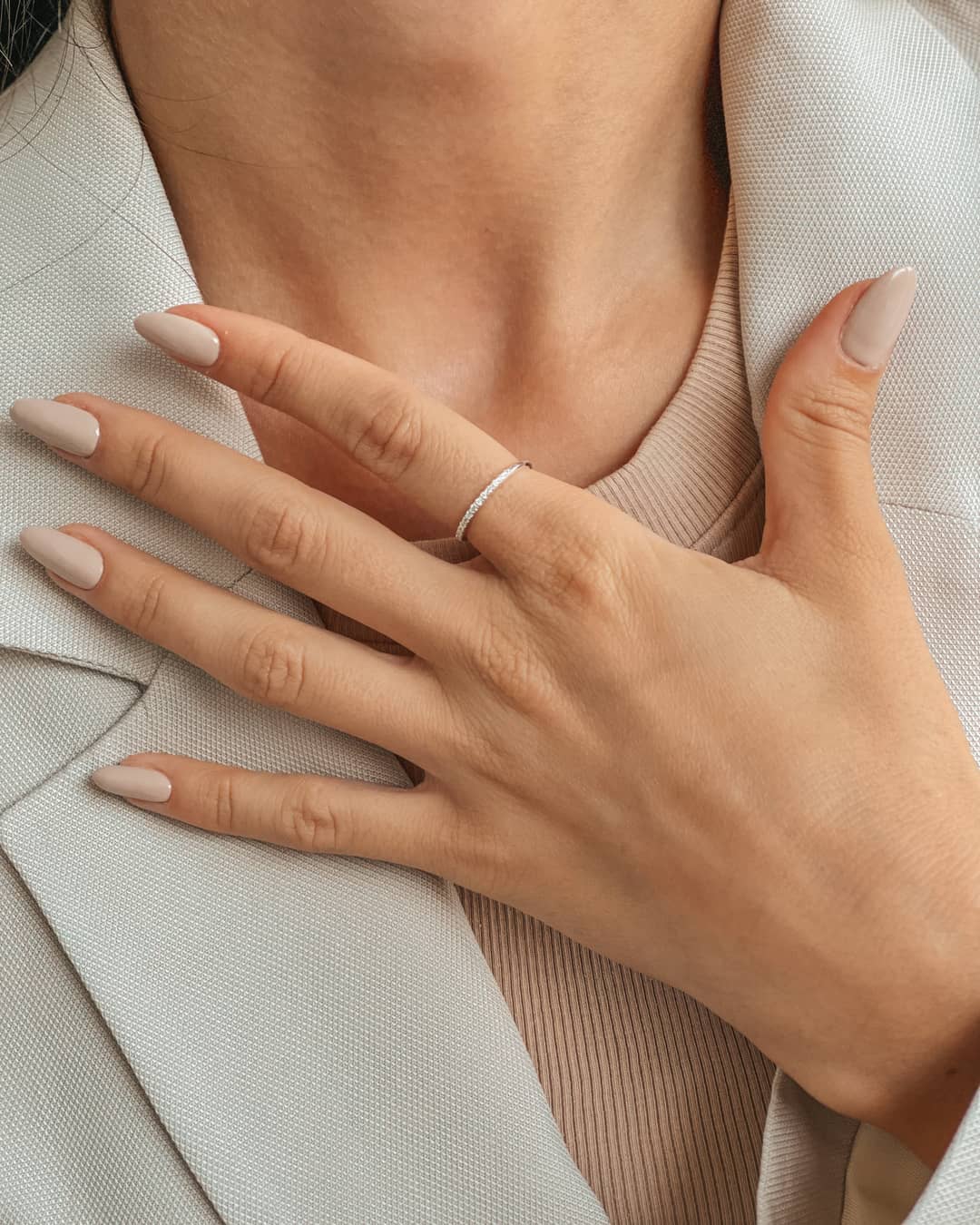 Chriss Silver Ring - Zirconia - Indira