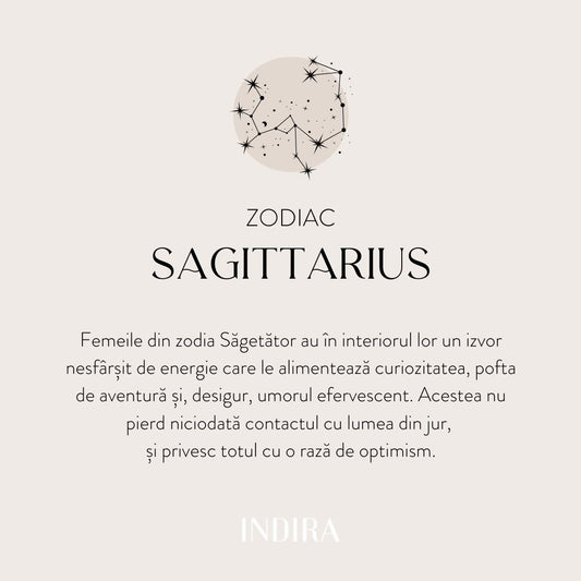 Colier din argint Silver Zodiac - Sagittarius - Indira