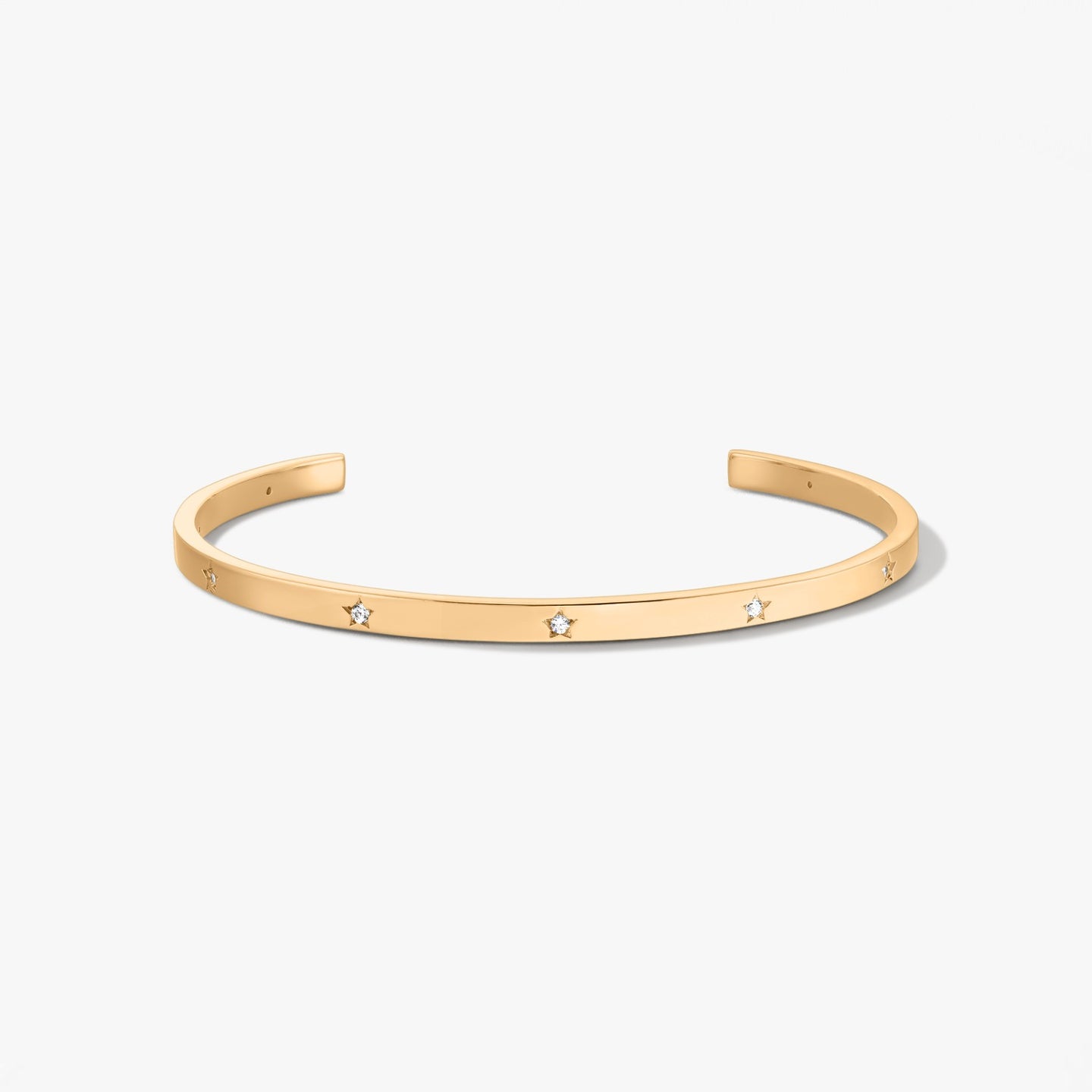 Silver Bracelet Stardom Golden - Zirconia