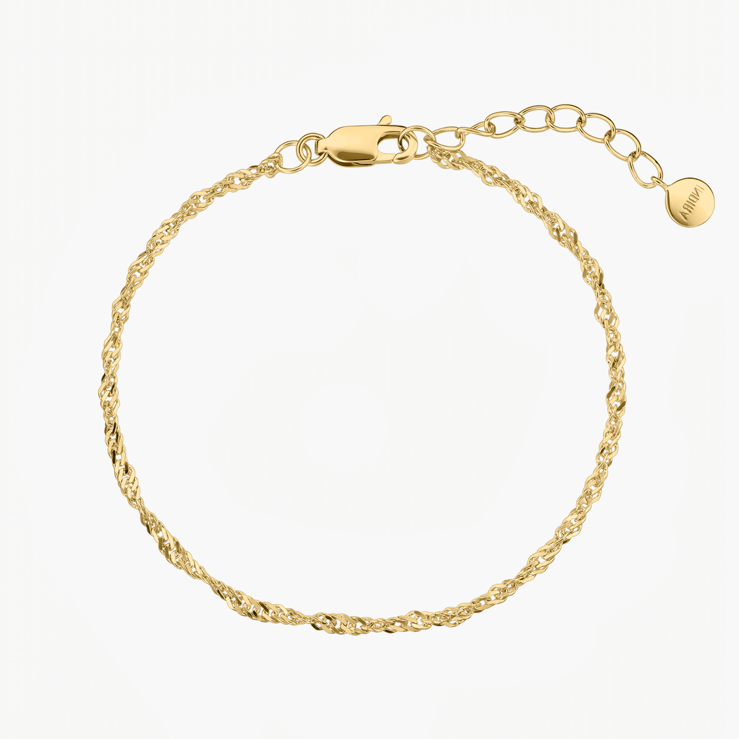 Golden Singapore Silver Bracelet - Indira