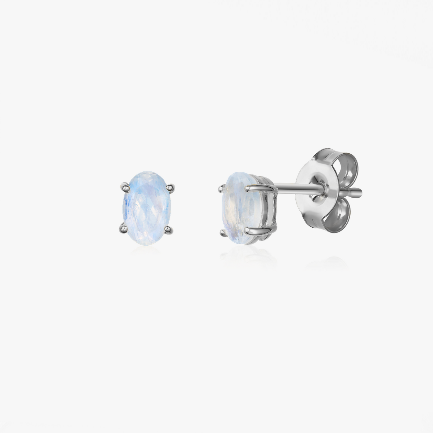 Reina Silver Earrings - Moonstone - Indira