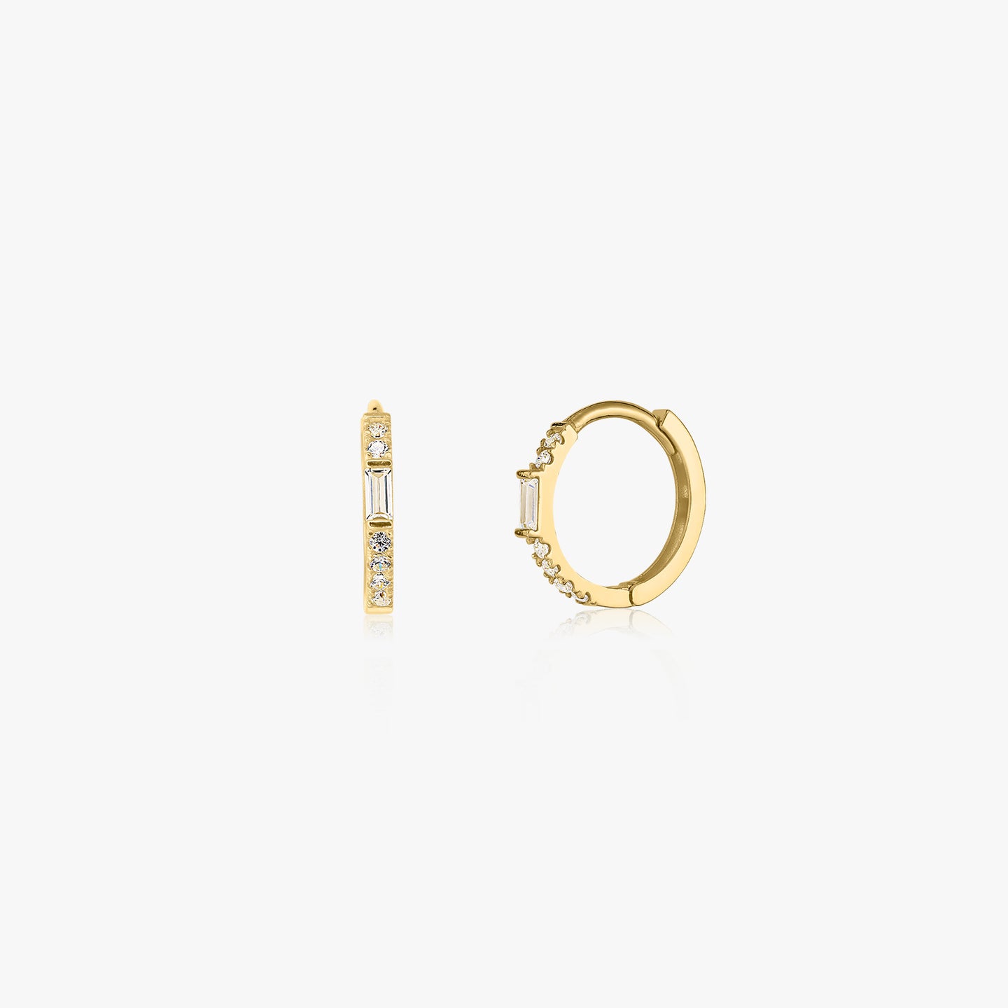 Yoki Gold Earrings - Zirconia - Indira