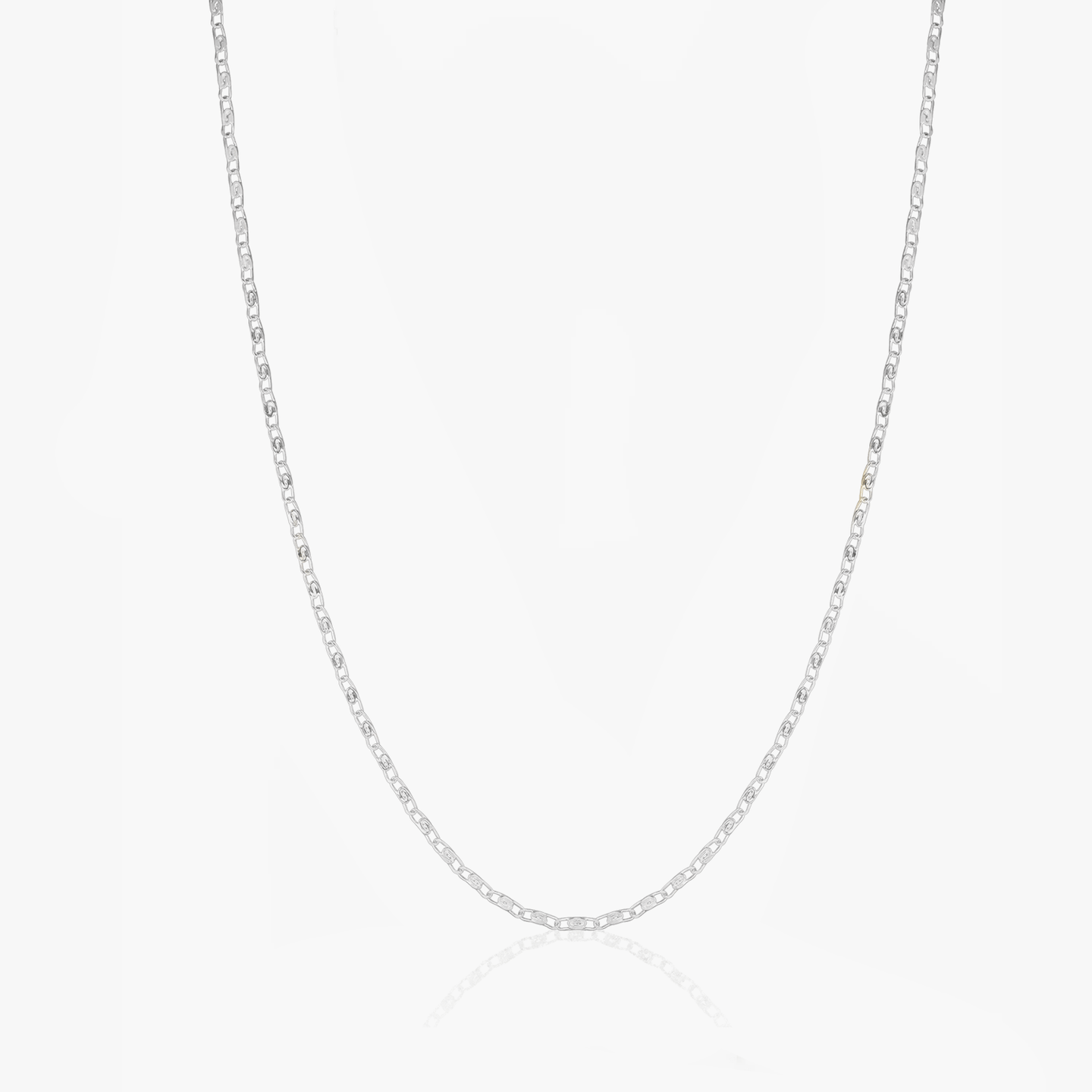 Silver Anchor Necklace - Indira