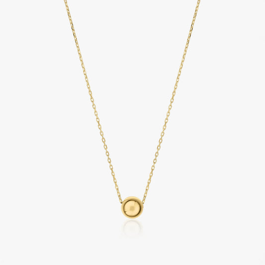 Golden Sphere Gold Necklace