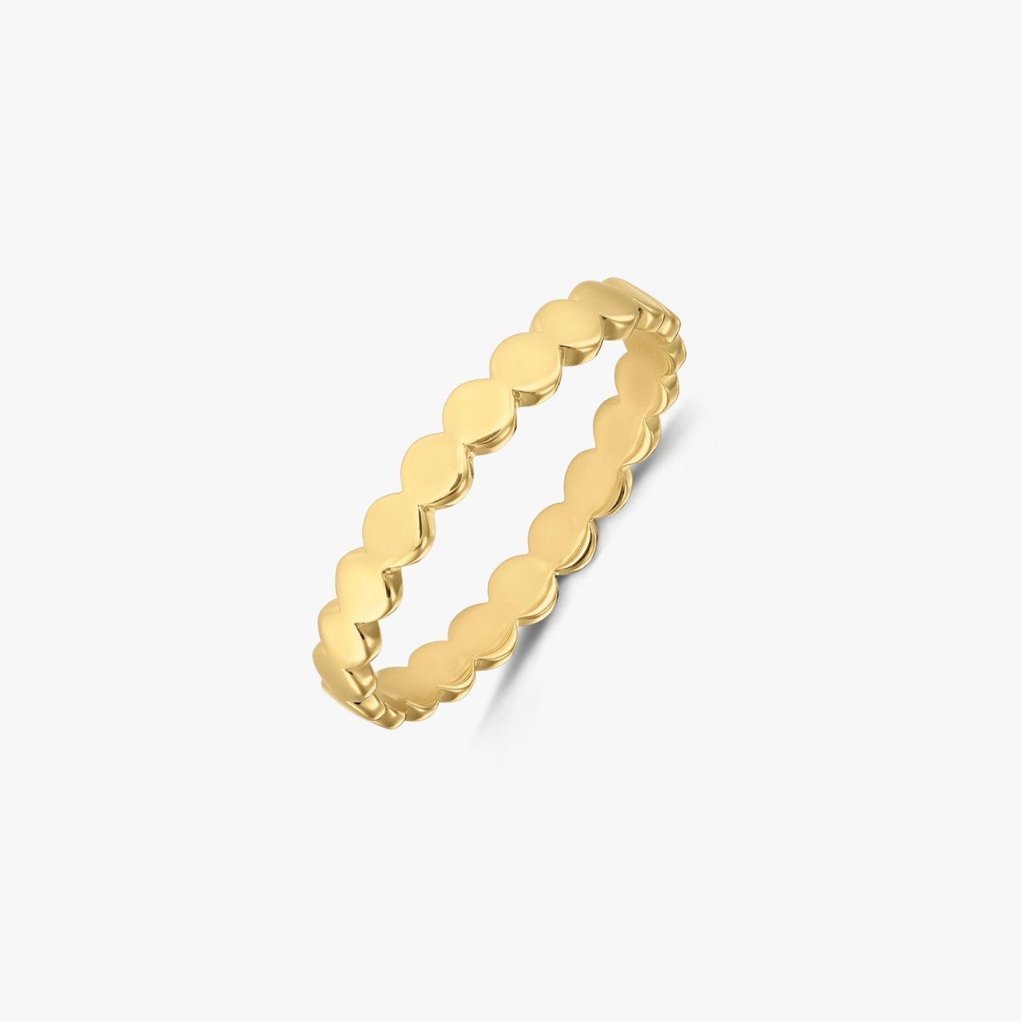 Gold-plated silver ring Dots - Indira