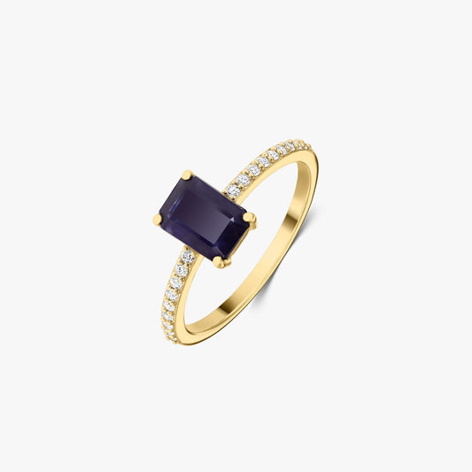 Forevermore Gold Ring - Sapphire & Diamonds