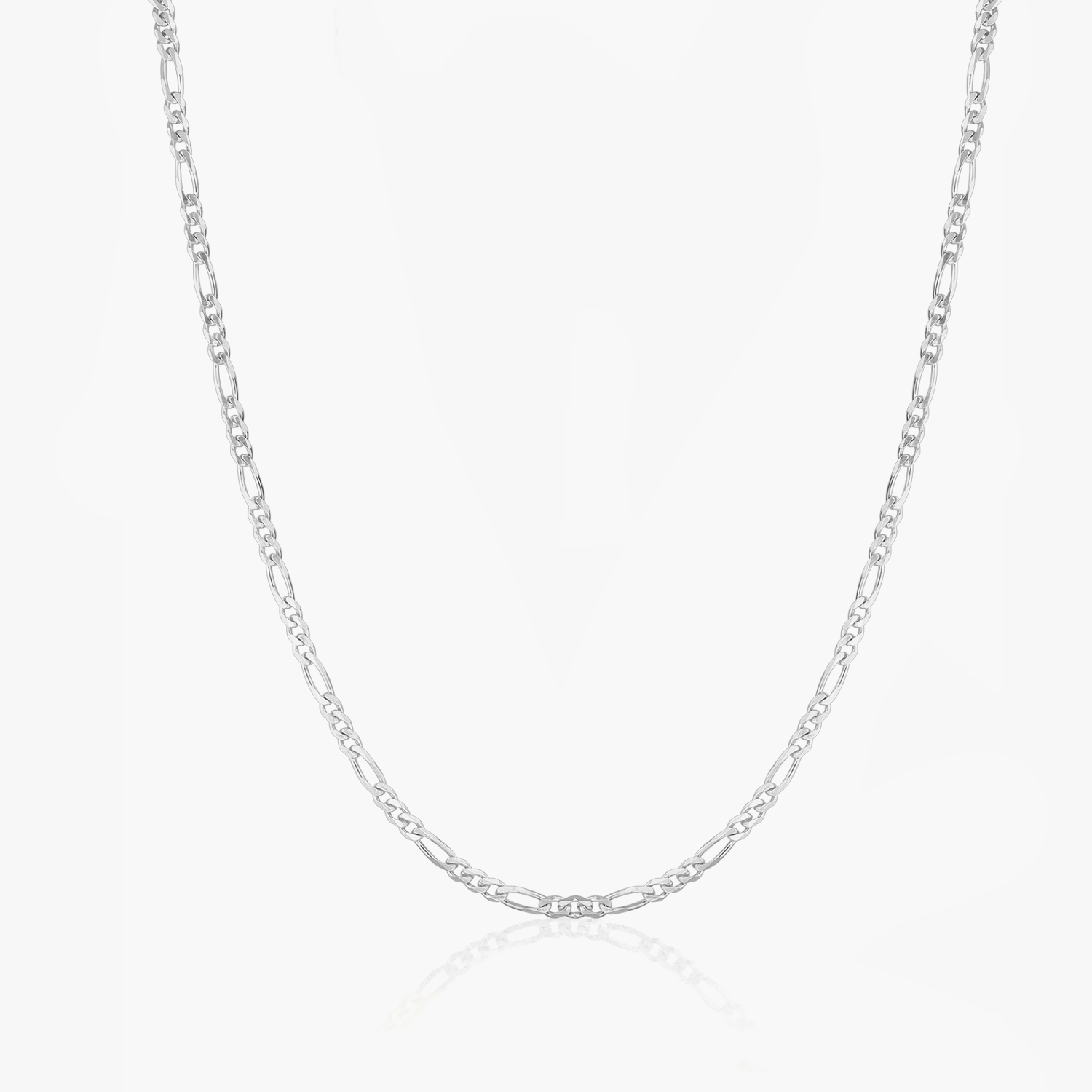 Silver Figaro chain