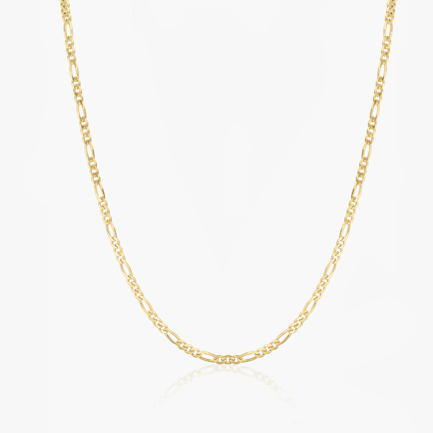 Golden Figaro silver chain