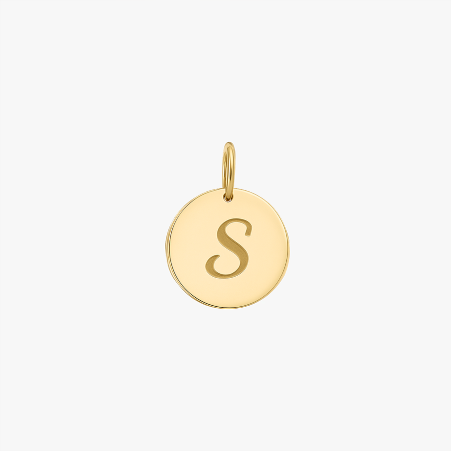 Golden S Silver Pendant