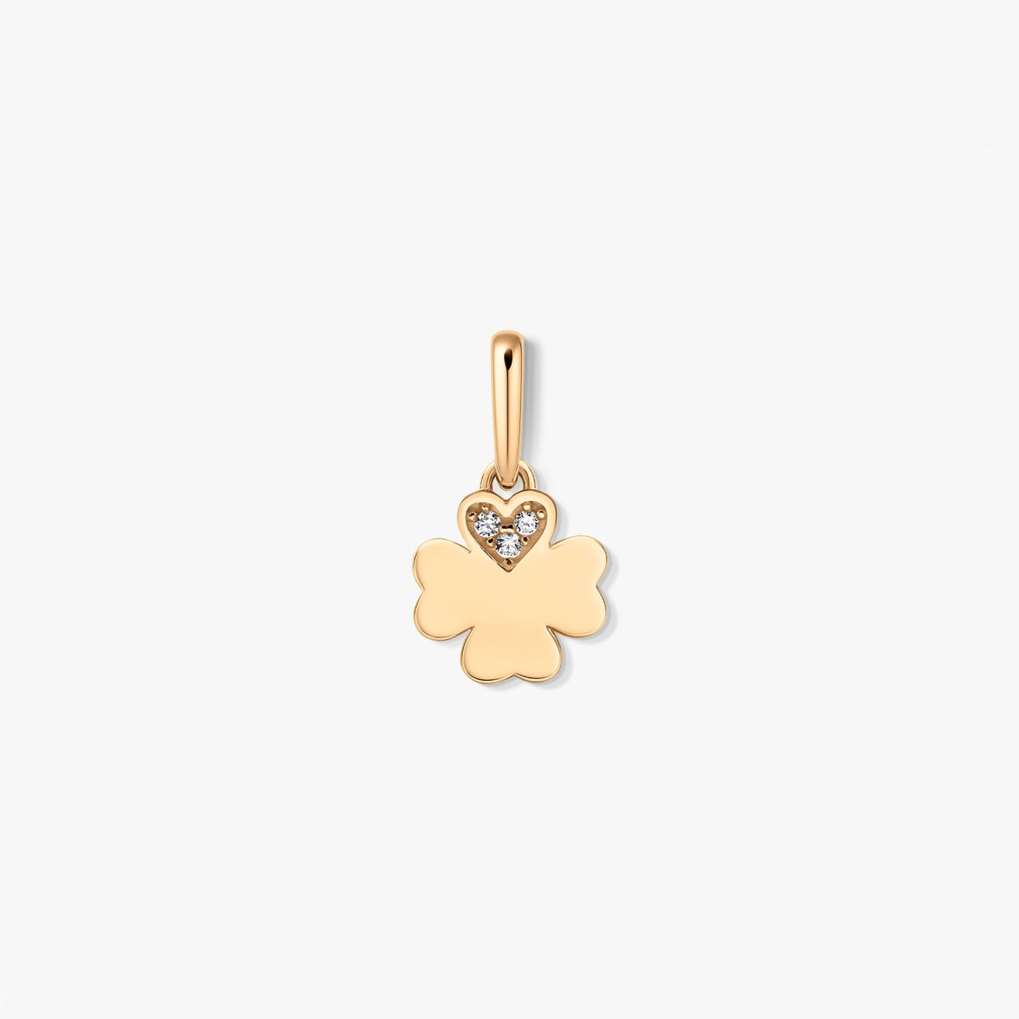 Lucky Gold Pendant - Zirconia