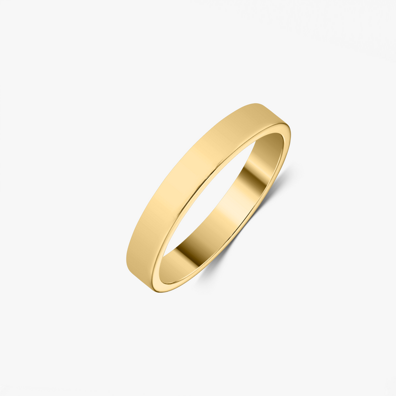 Simple Gold Wedding Ring - Indira