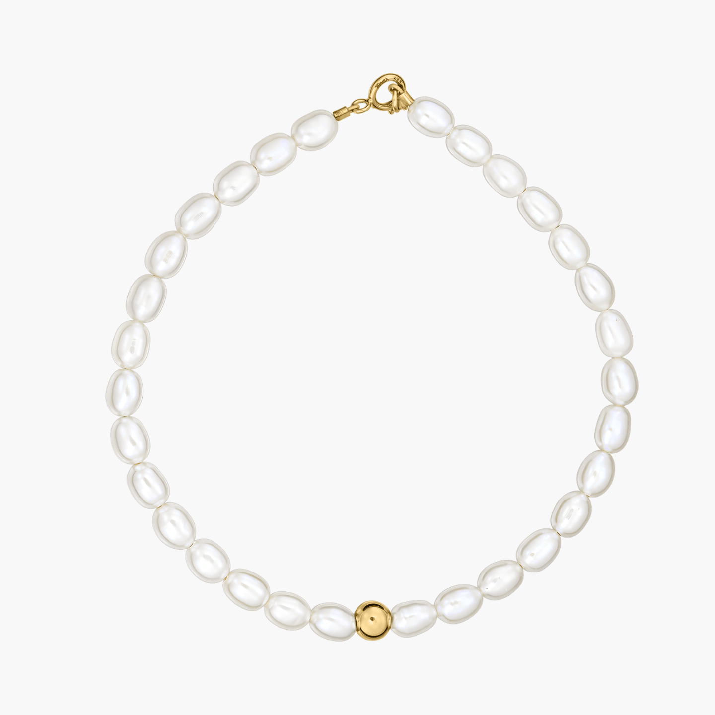 Glamour Gold Bracelet - Natural Pearls - Indira