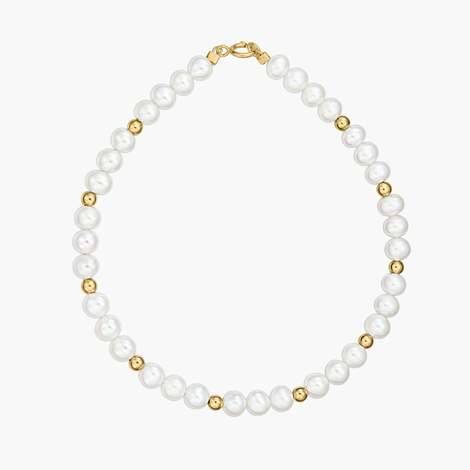 Golden Sonet Gold Bracelet - Natural Pearls
