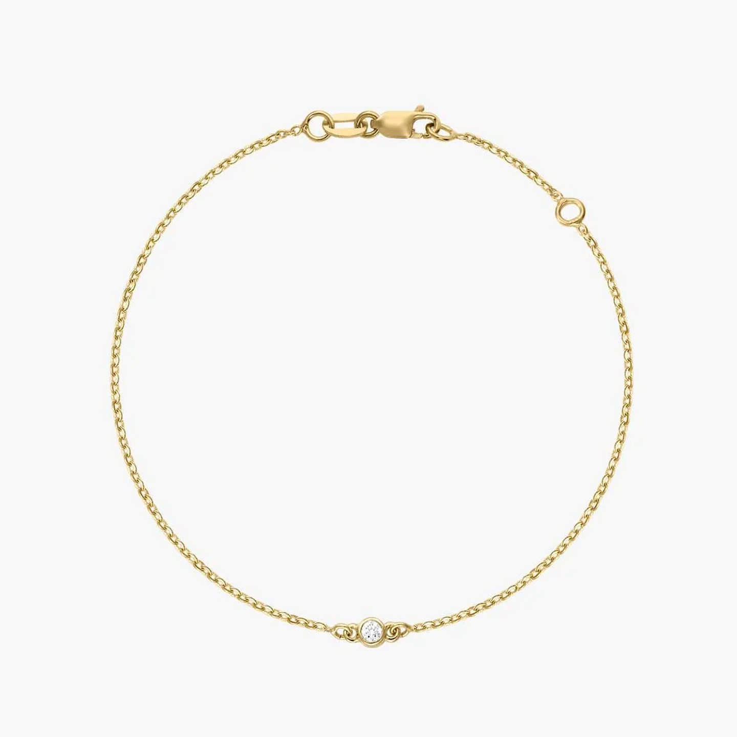 Solo Gold Bracelet - Diamonds - Indira