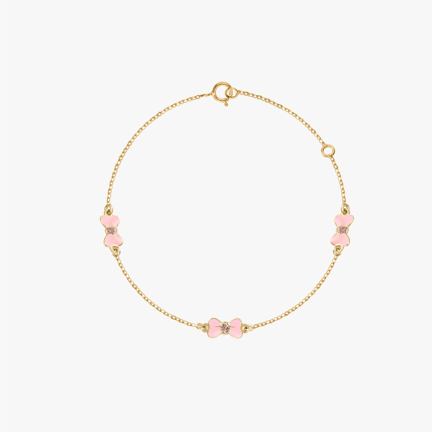 Children's gold bracelet Ribbon