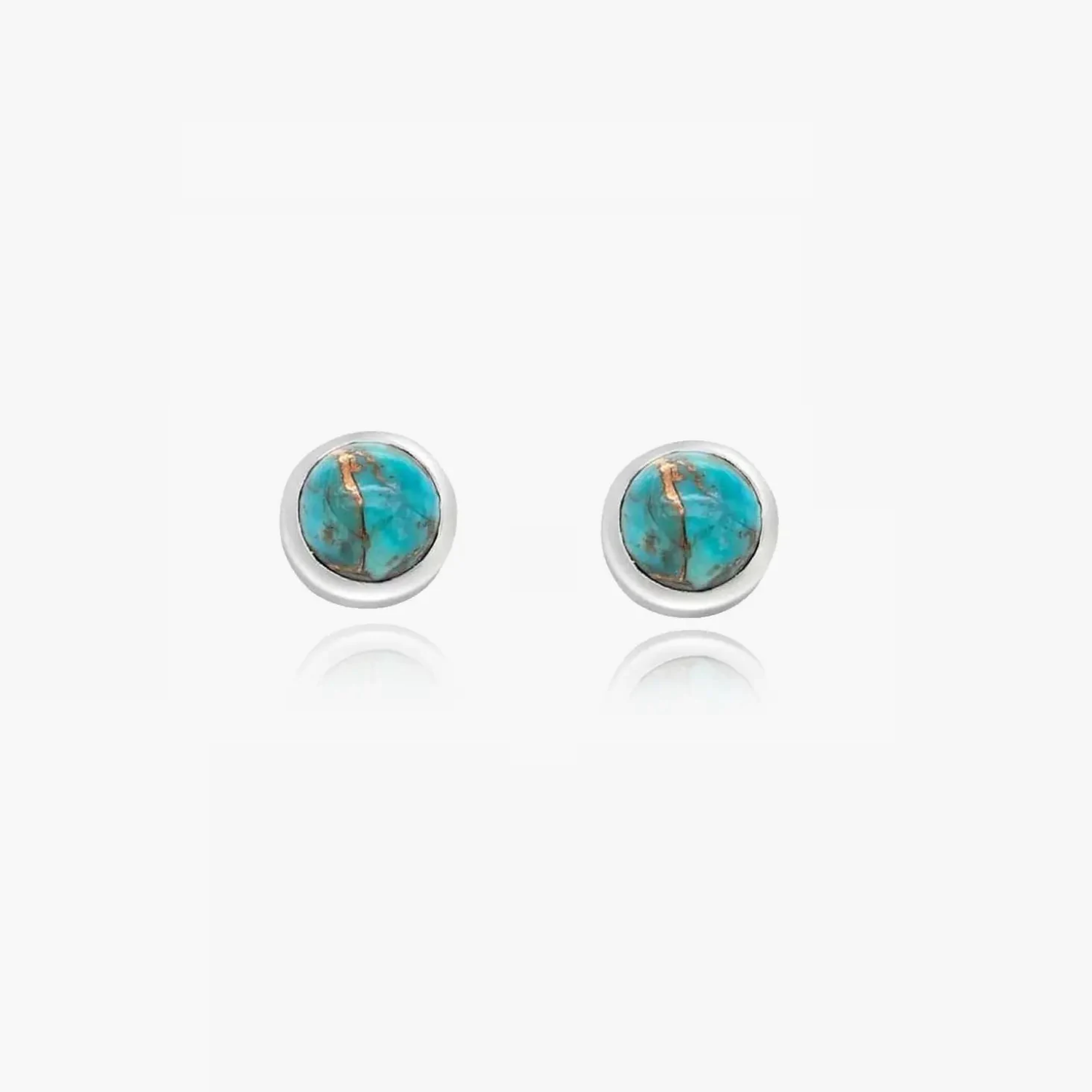 Kaylee silver earrings - Turquoise