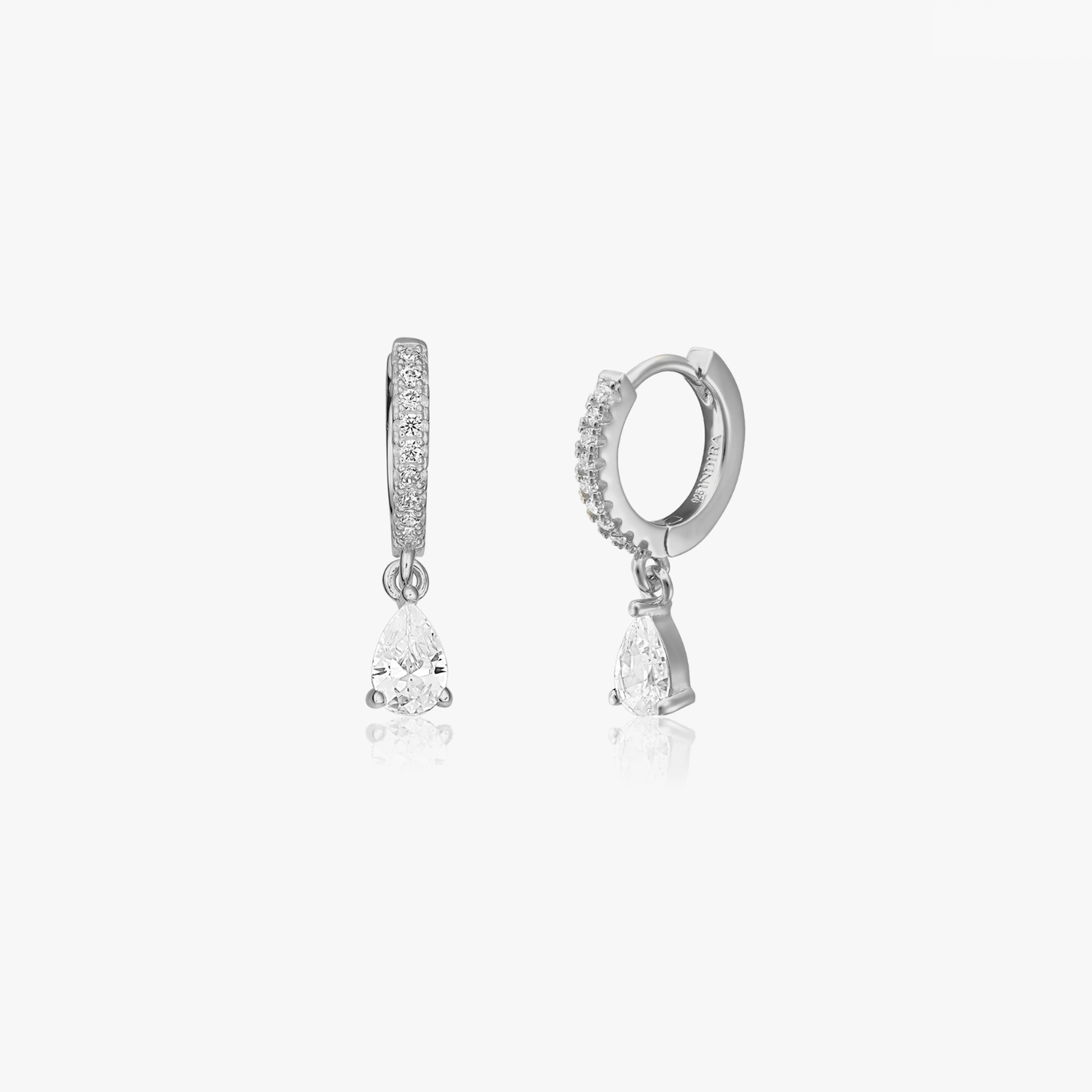 Devi Silver Earrings - Zirconia - Indira