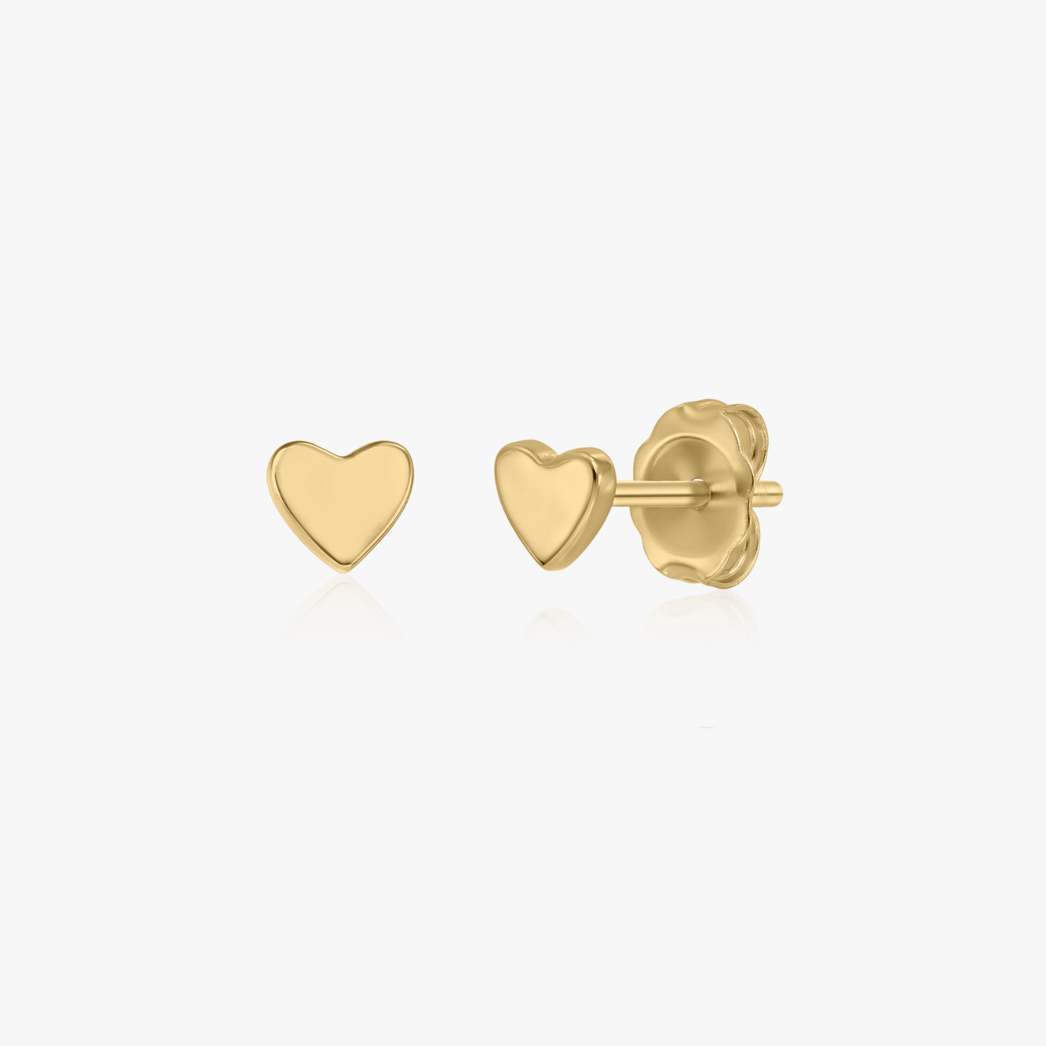 14K Gold Hearts earrings