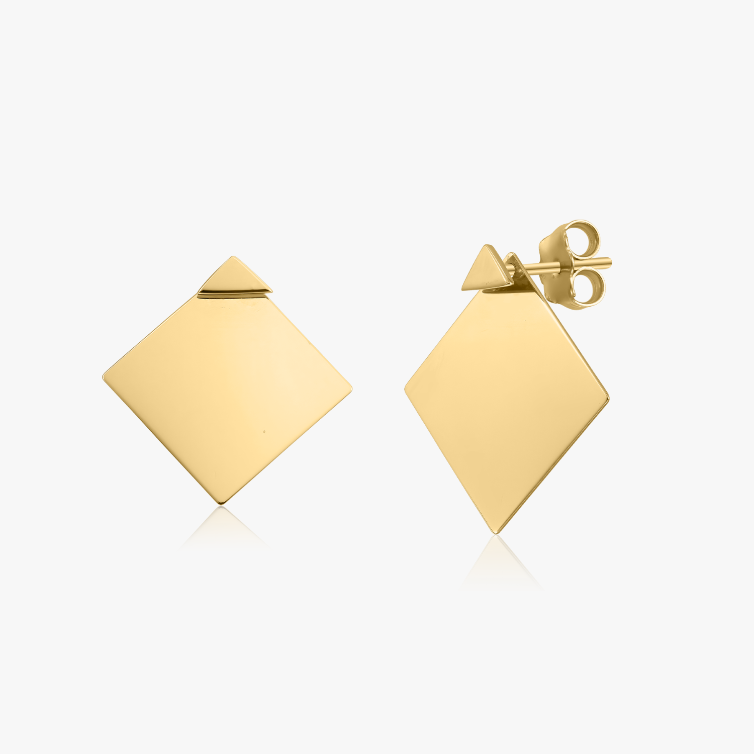 Ear Jacket gold earrings