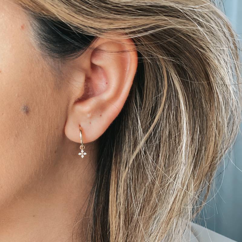 Frankie gold earrings