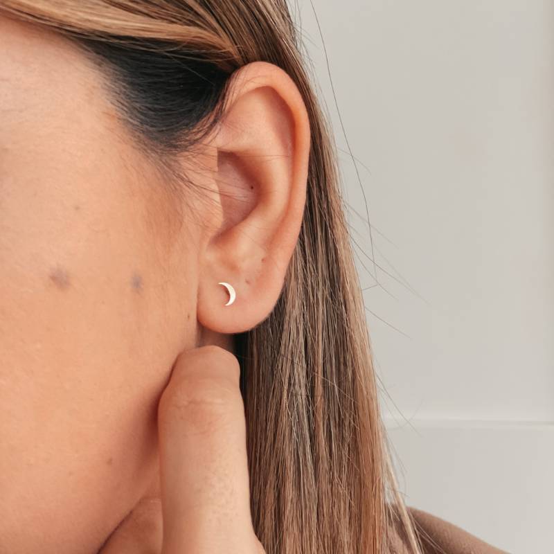 Moon Gold Earrings